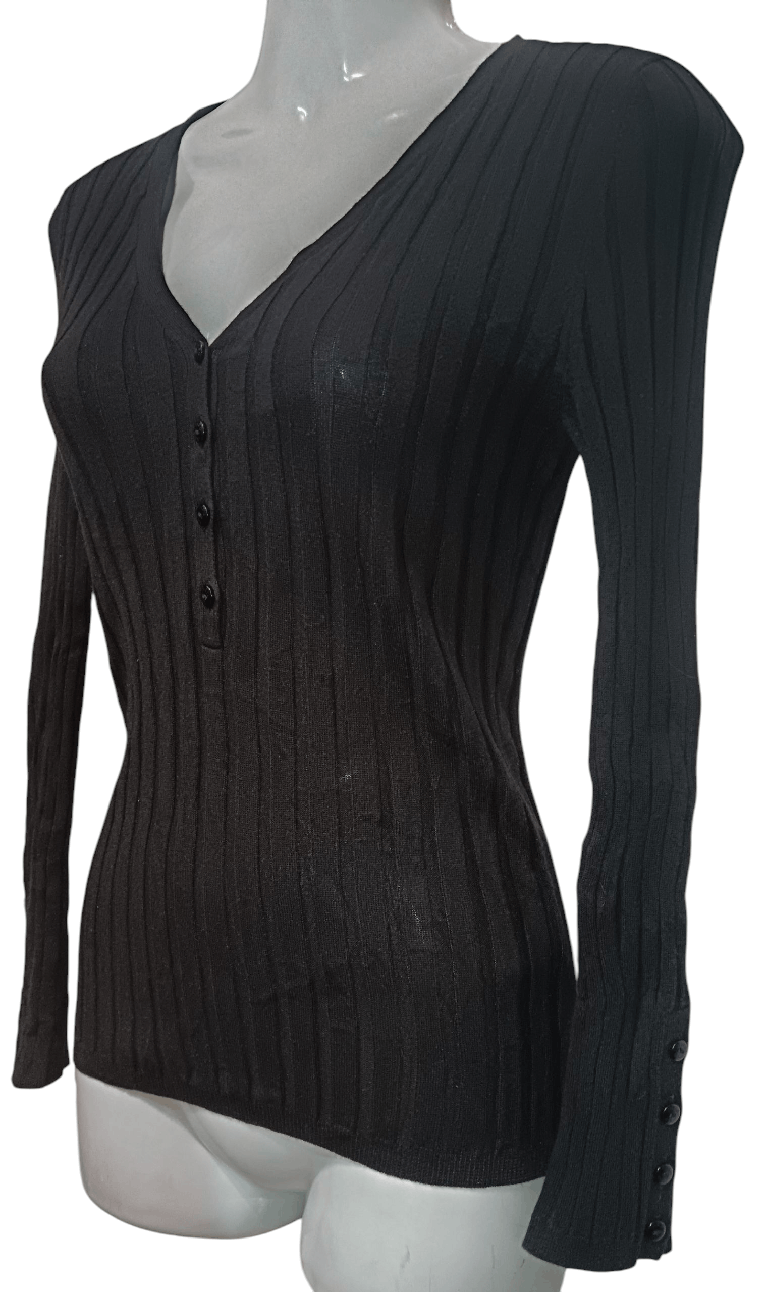 Yohji Yamamoto INED HALF BUTTON LONG SLEEVE SHIRT Size M / US 6-8 / IT 42-44 - 2 Thumbnail