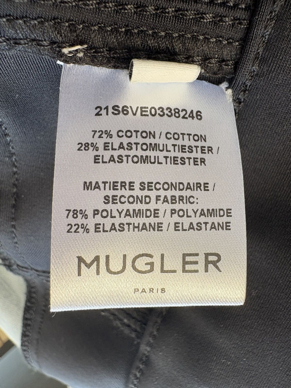 Mugler Mugler cropped denim jacket Size M / US 6-8 / IT 42-44 - 8 Thumbnail