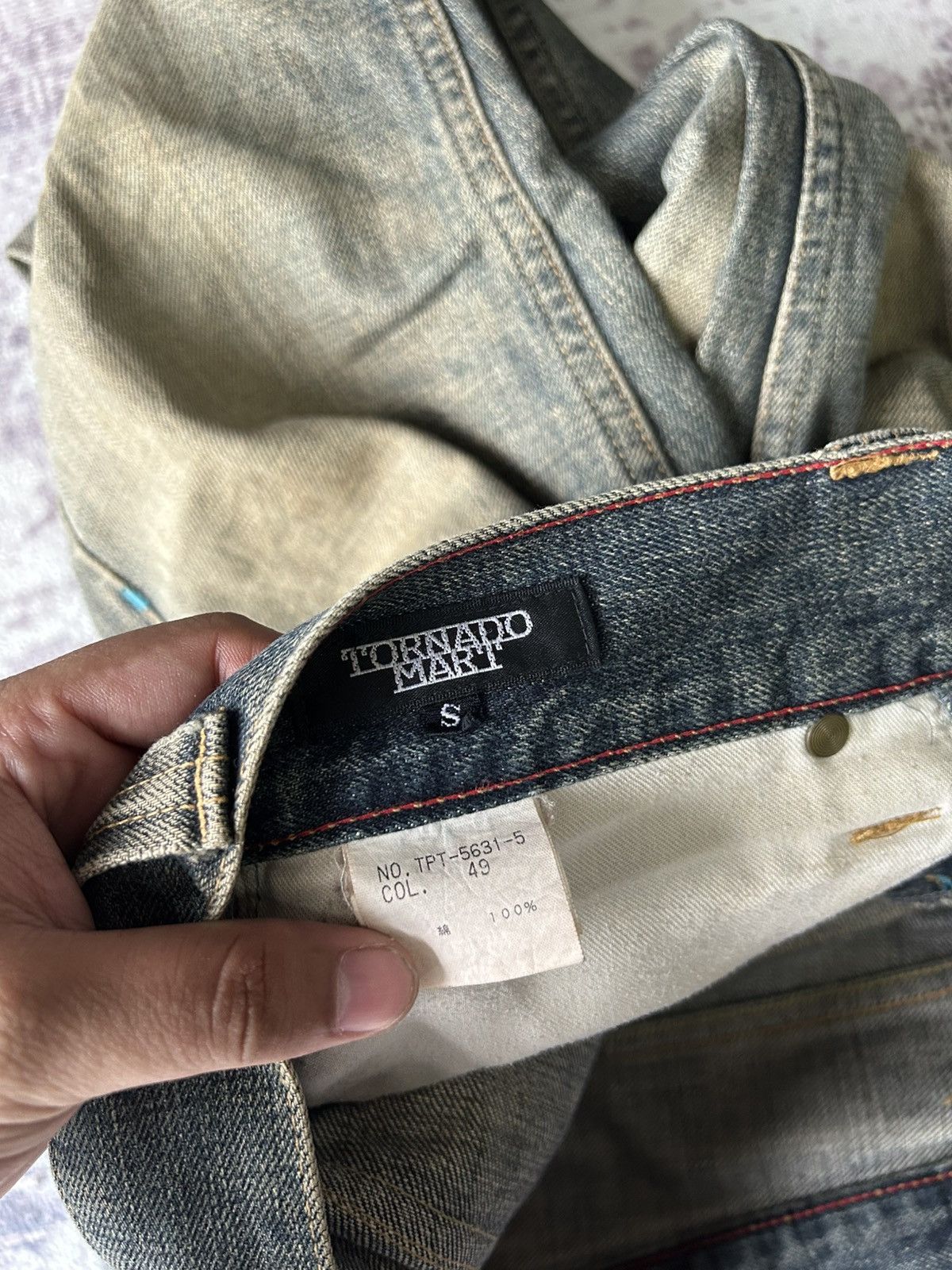 Tornado Mart Tornado Mart Super Flared Jeans Size US 31 - 12 Thumbnail