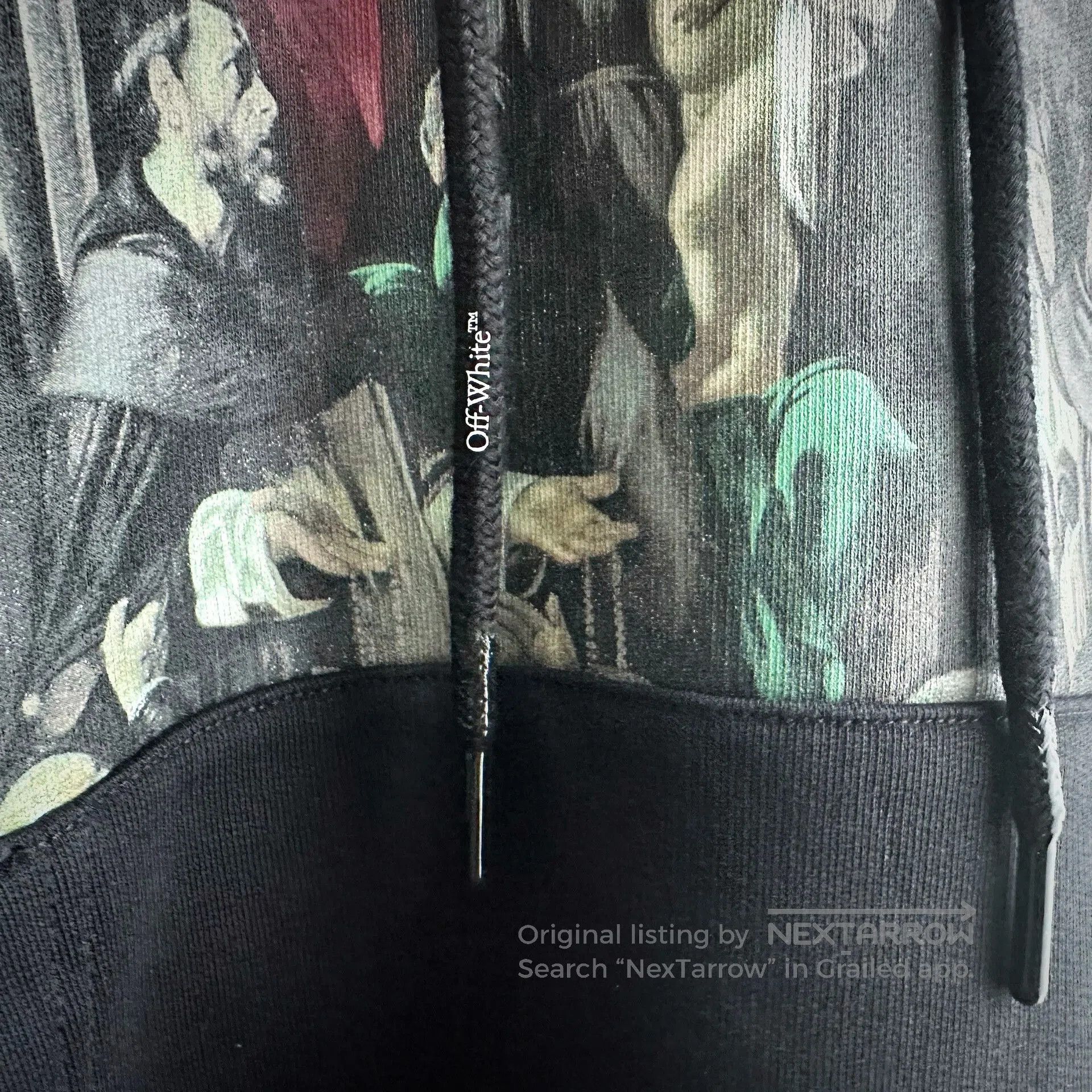 Balenciaga OFF-WHITE Printed Hooded Sweatshirt. Size US S / EU 44-46 / 1 - 5 Thumbnail