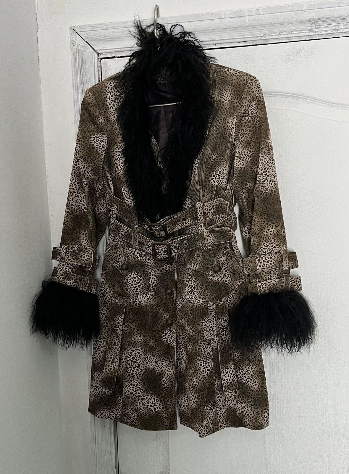 image of 20471120 x Seditionaries Vintage Japanese Super Belted Jacket With Fur, Women's (Size Small)