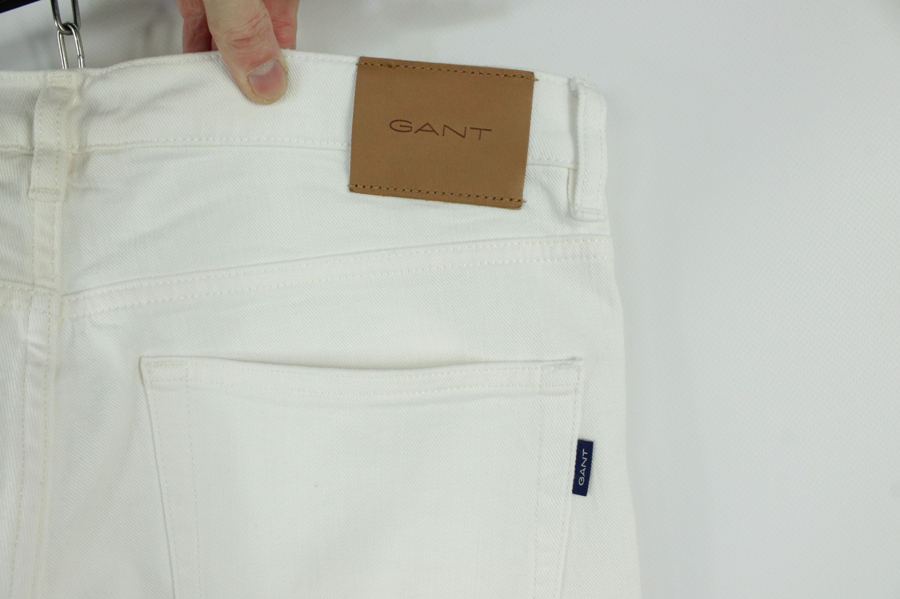 Gant Gant Ecru Denim Slim Fit Jeans Size US 34 / EU 50 - 7 Thumbnail
