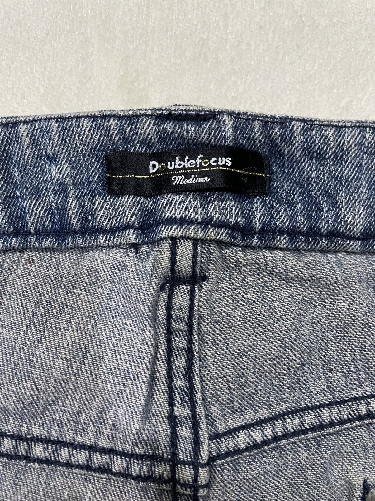Vintage Vintage Doublefocus Straight Cut Mudwash Denim Jeans Size US 32 / EU 48 - 8 Thumbnail