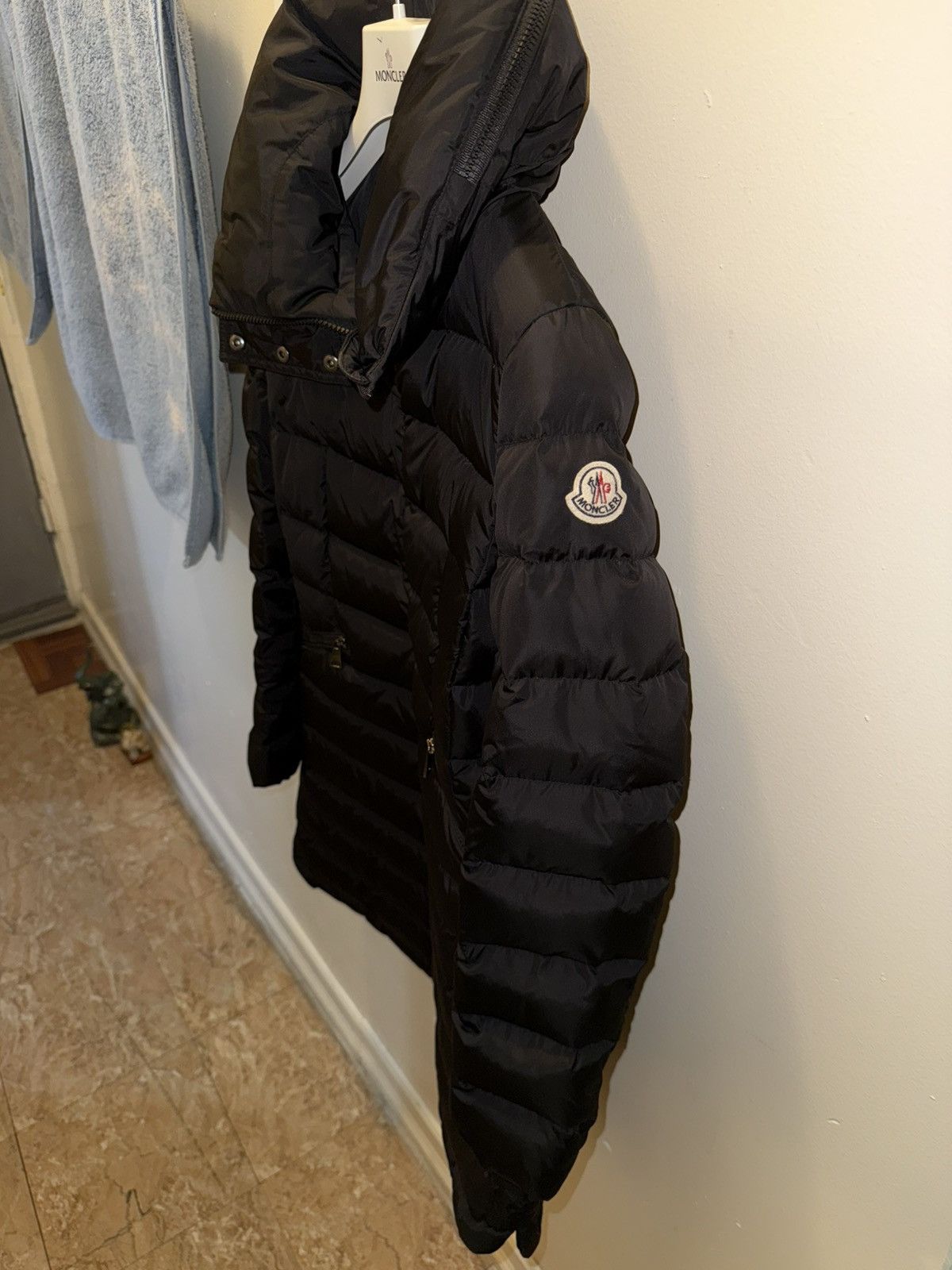Moncler Moncler Gie Hooded Long Down Jacket Black Size XS / US 0-2 / IT 36-38 - 2 Thumbnail