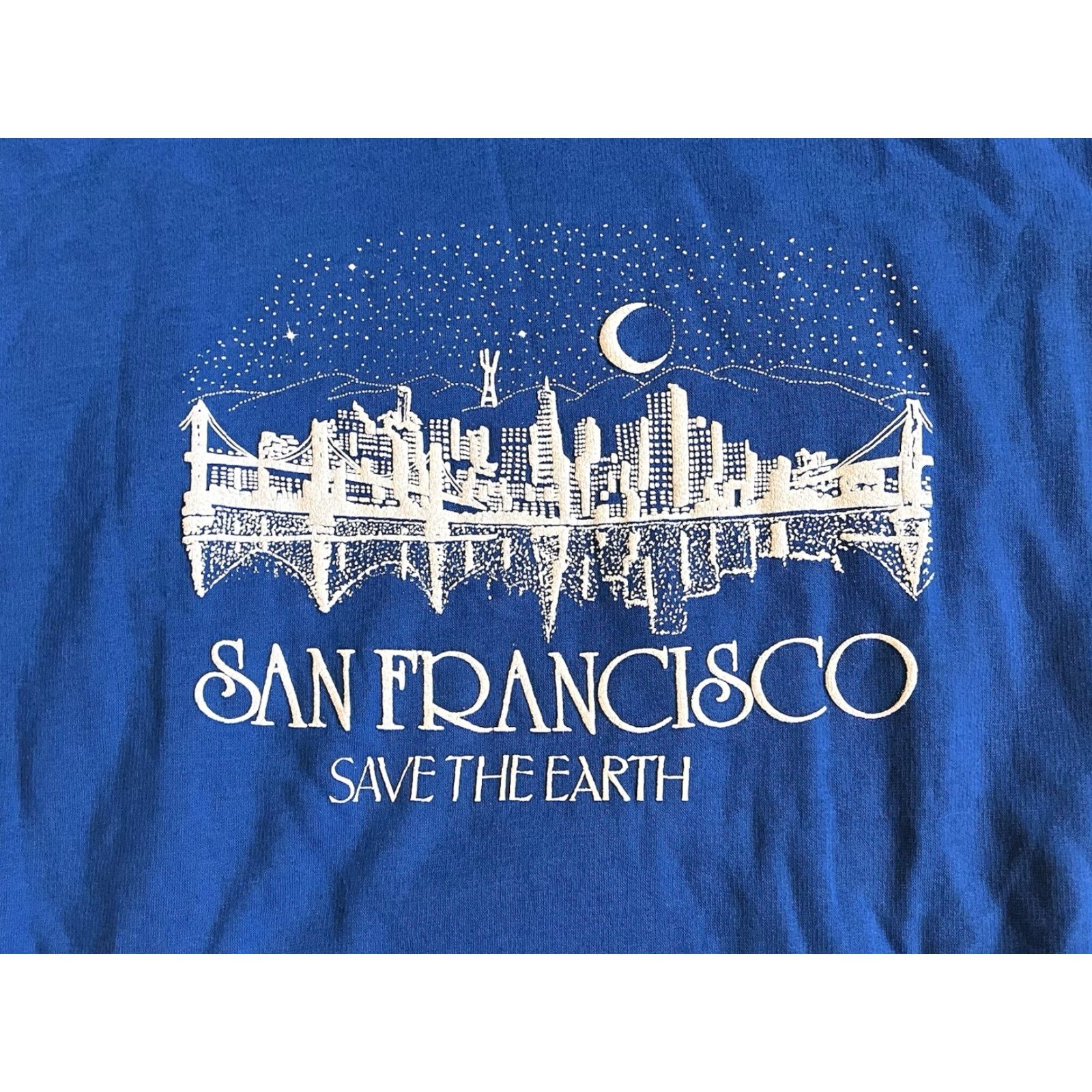 Tultex VINTAGE Tultex Hoodie City Blue XL Size US XL / EU 56 / 4 - 3 Thumbnail