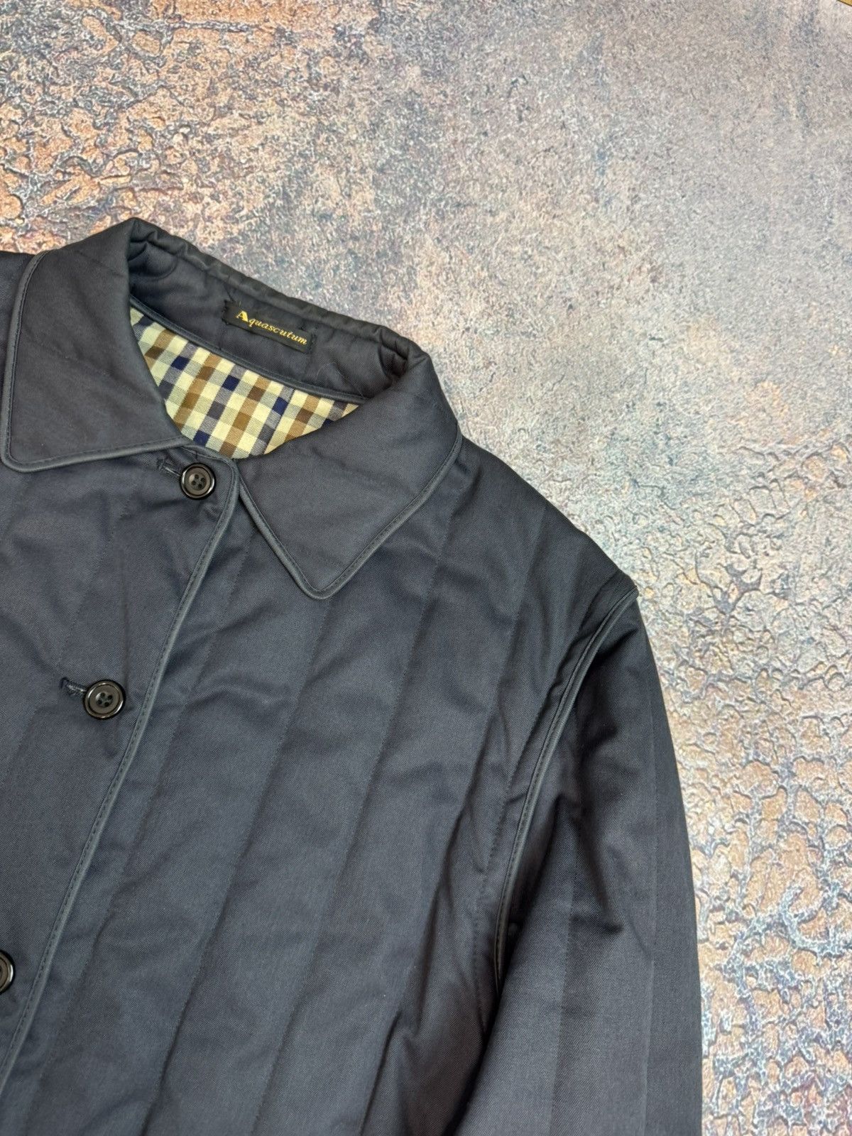 Aquascutum Vintage Aquascutum Checked Pattern Heavy Coat Vest Size L / US 10 / IT 46 - 6 Thumbnail
