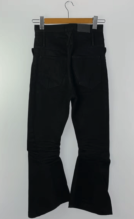 KOZABURO KOZABURO Long 3D Black Boot cut jeans Size US 27 - 2 Thumbnail
