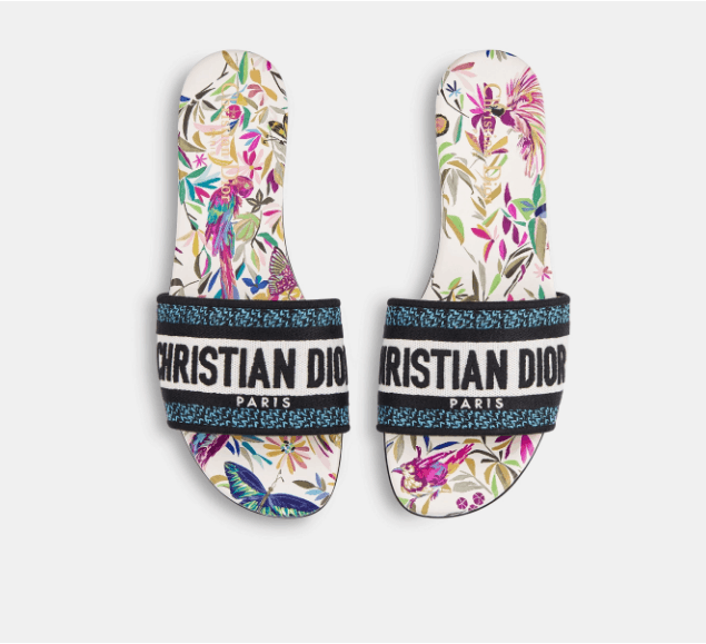 Dior o1w1db10625 KCQ209 Dway Slides in Multicolor Size US 8 / IT 38 - 3 Thumbnail