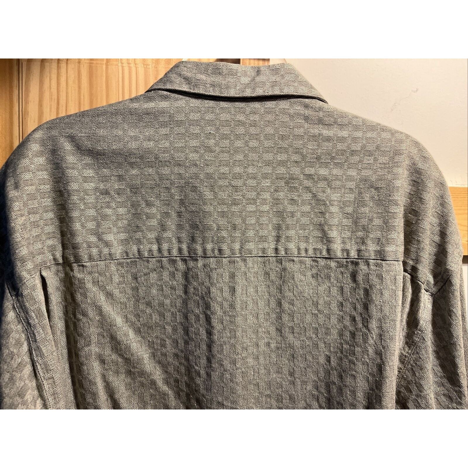 Other Va Bene VTG Men’s L Gray Check LS Button Down Cotton Shirt Size US L / EU 52-54 / 3 - 7 Thumbnail