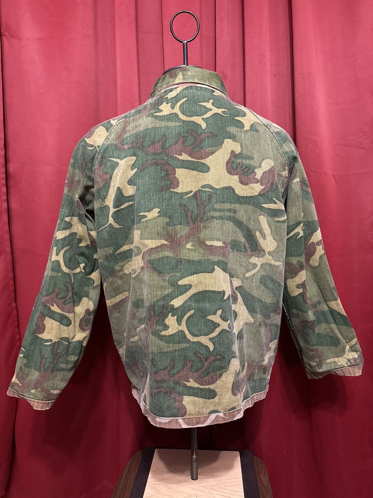 Vintage Vintage Green Brown Camo Jacket 70’s Reversible Size US M / EU 48-50 / 2 - 2 Thumbnail
