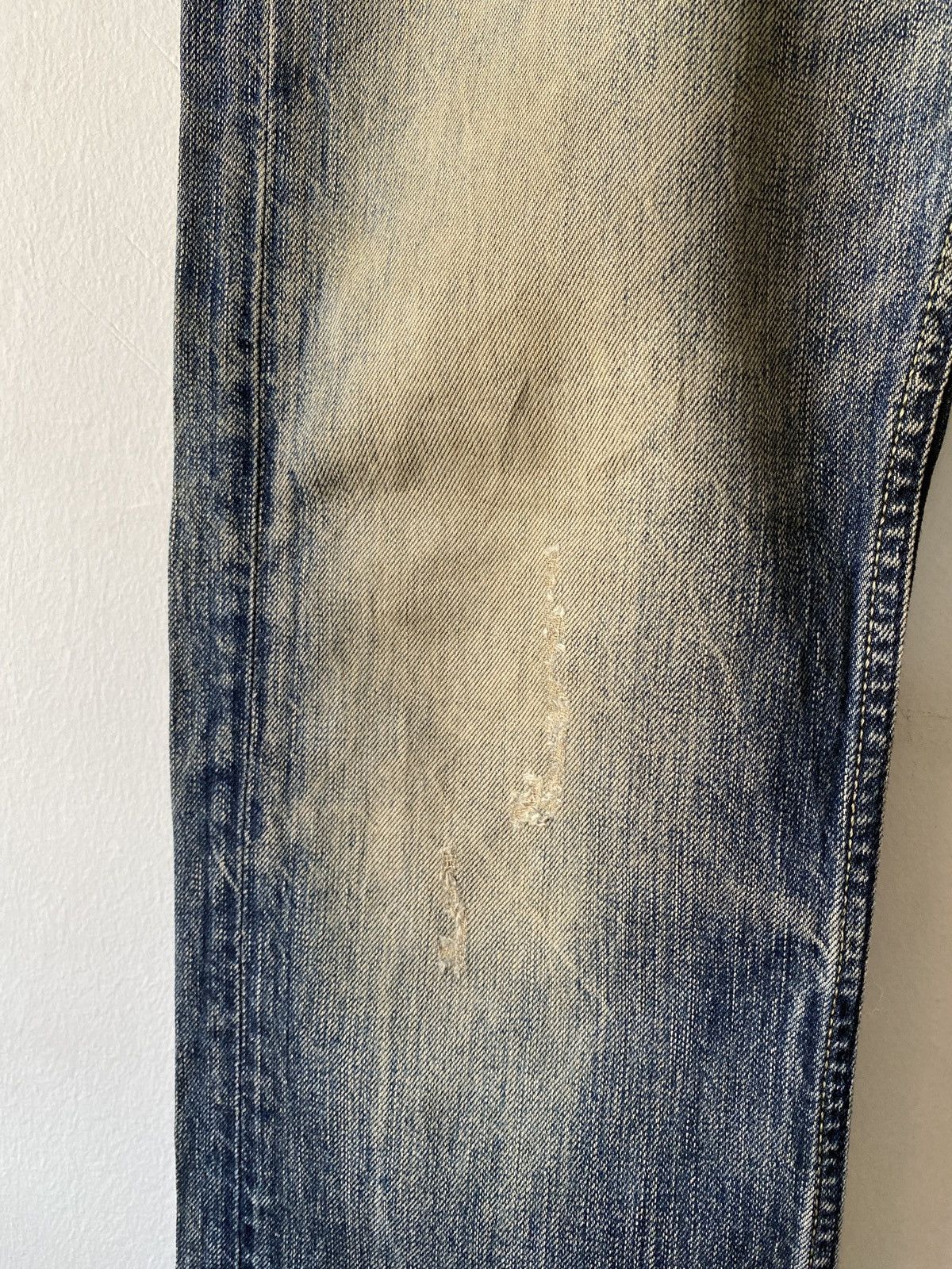 Diesel × Japanese Brand Diesel Viker-R-Box Regular Straight Distressed Denim Size US 30 / EU 46 - 6 Thumbnail