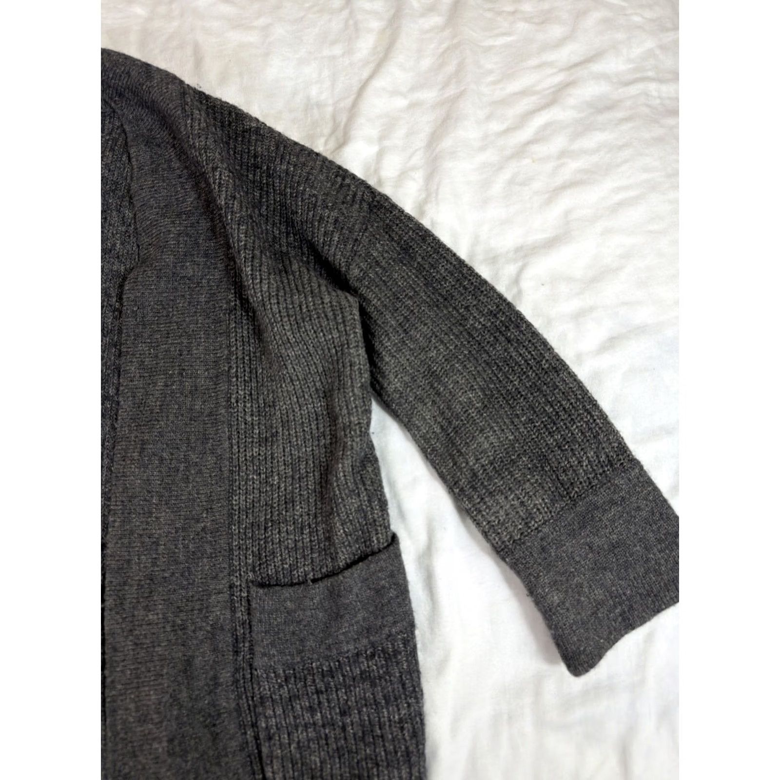 J.Crew VINTAGE J.CREW Cardigan Women XS Gray Merino Wool Alpaca Pockets Sweater Size XS / US 0-2 / IT 36-38 - 5 Thumbnail