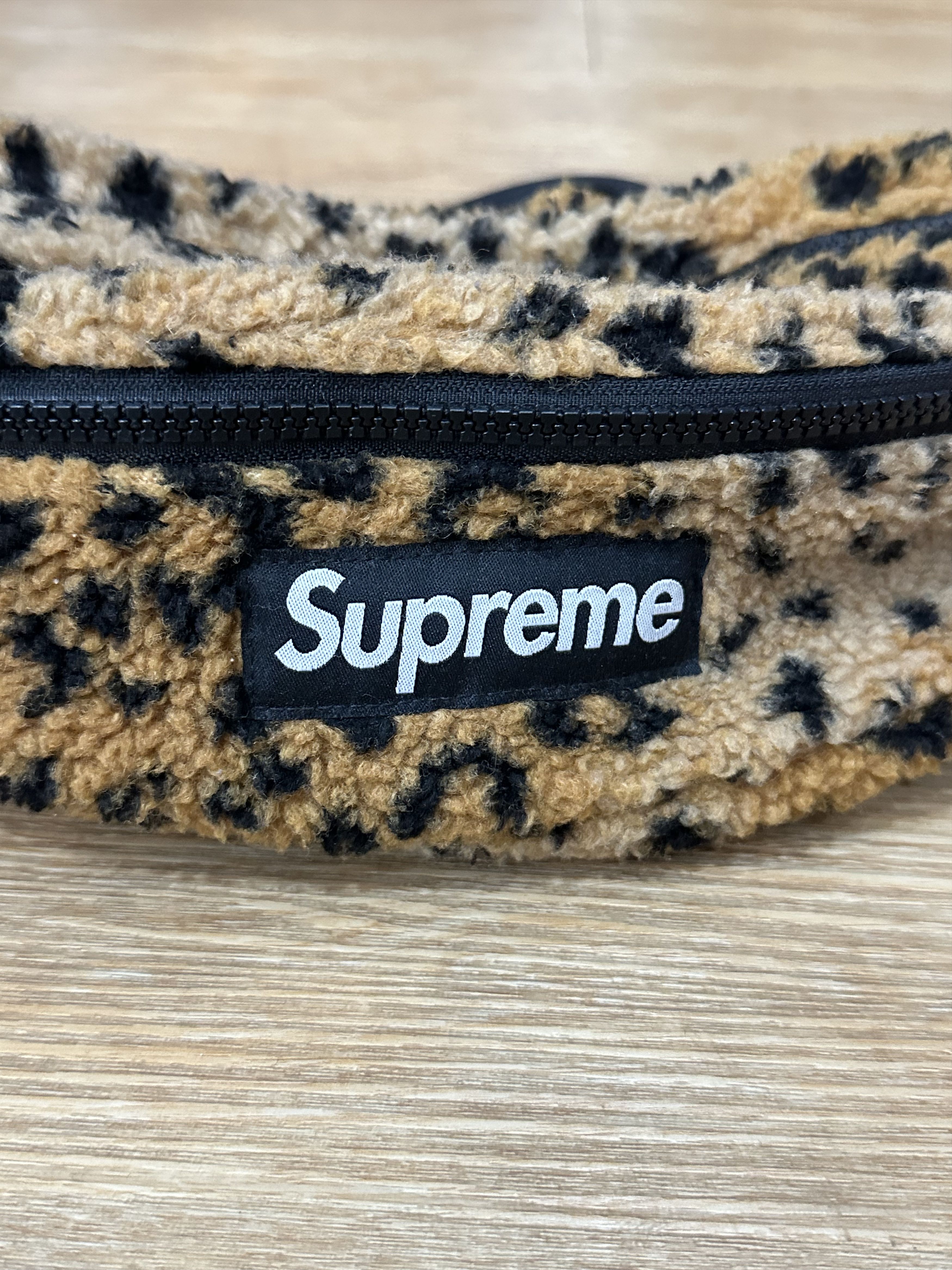 Supreme Supreme Leopard Fleece Waist Bag Size ONE SIZE - 8 Thumbnail
