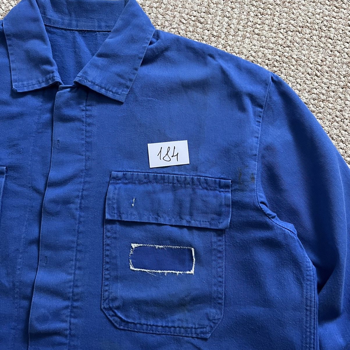 Le Laboureur French vintage two pockets faded work jacket Size US L / EU 52-54 / 3 - 7 Thumbnail