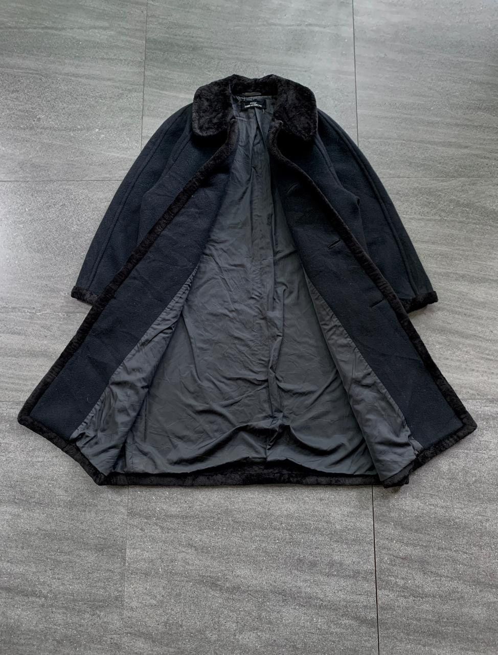Comme des Garcons FREE TAX! 1991 Heavy Wool Fur Collared Coat Jacket Size US M / EU 48-50 / 2 - 4 Thumbnail