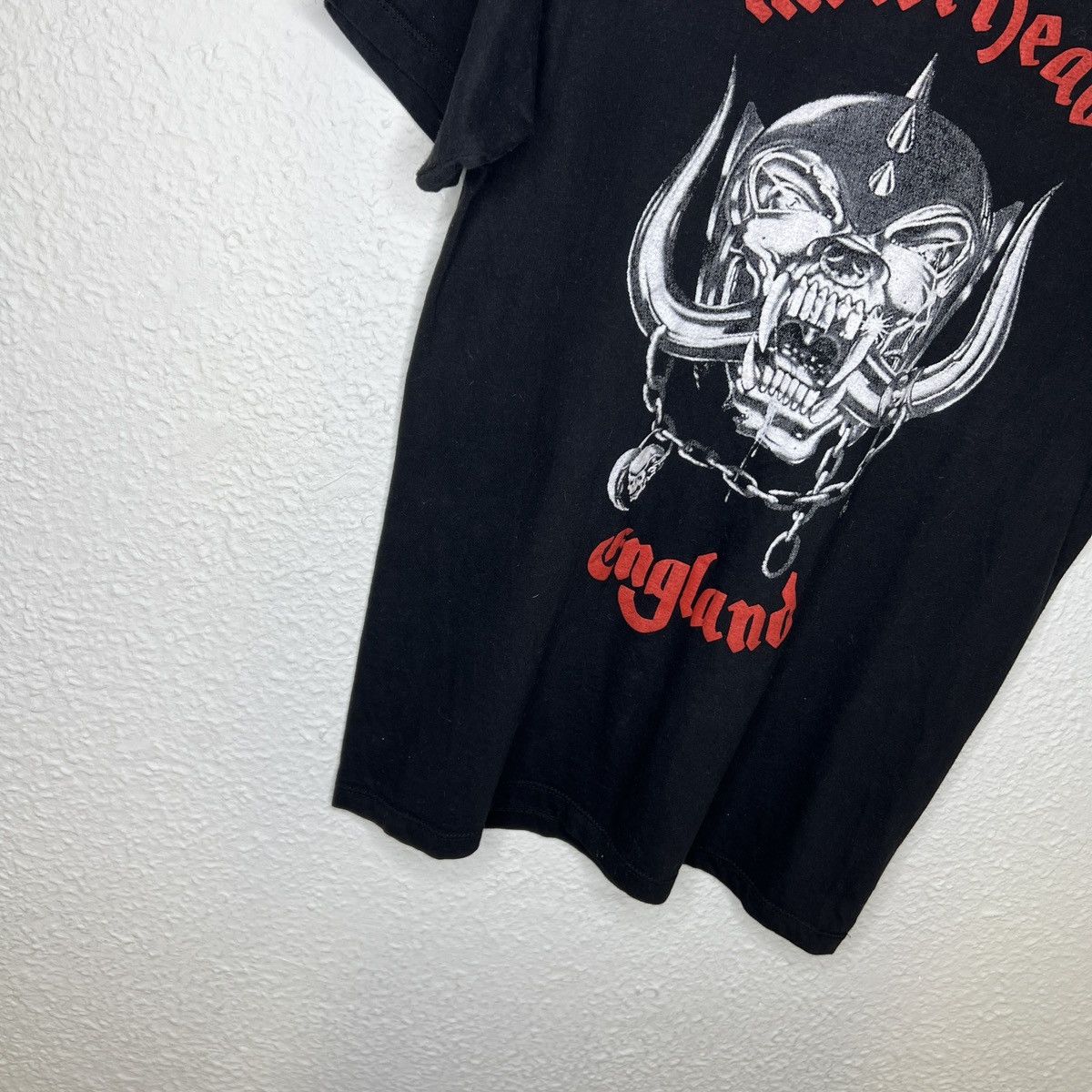 Band Tees × Vintage Vintage 90s Motorhead England Heavy Metal Band Rock Tshirt Size US M / EU 48-50 / 2 - 2 Thumbnail
