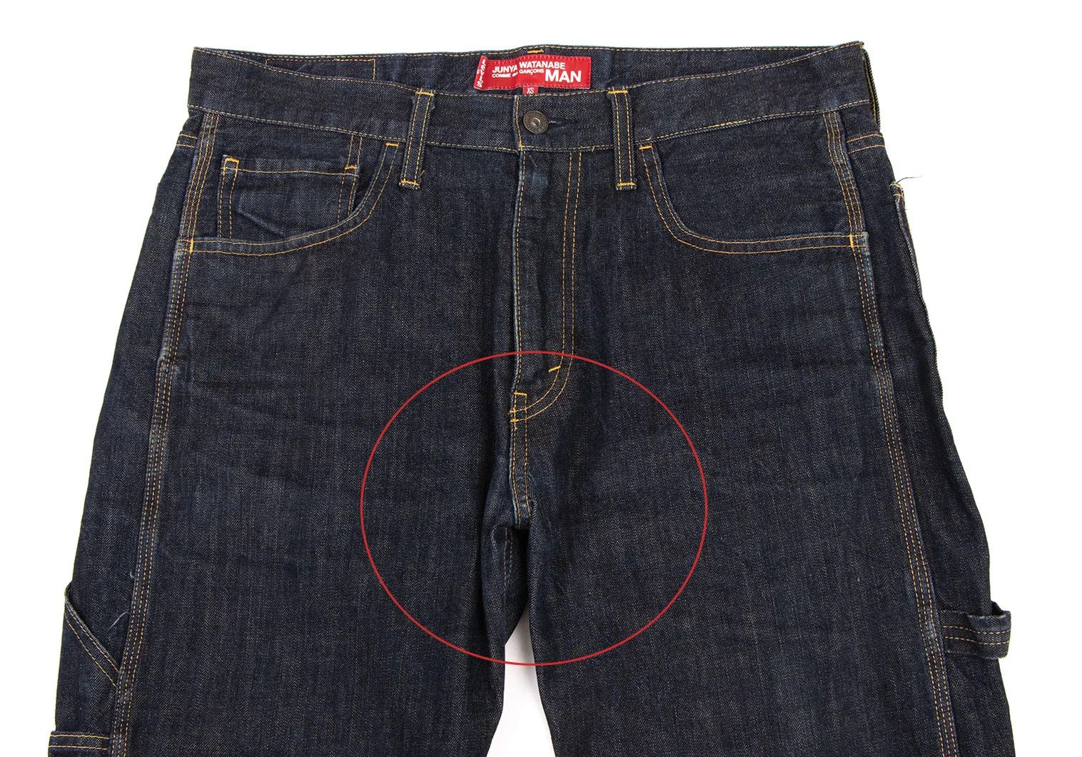 Junya Watanabe Indigo Denim Half Shorts Size XS in Good Condition Size US 26 / EU 42 - 2 Thumbnail