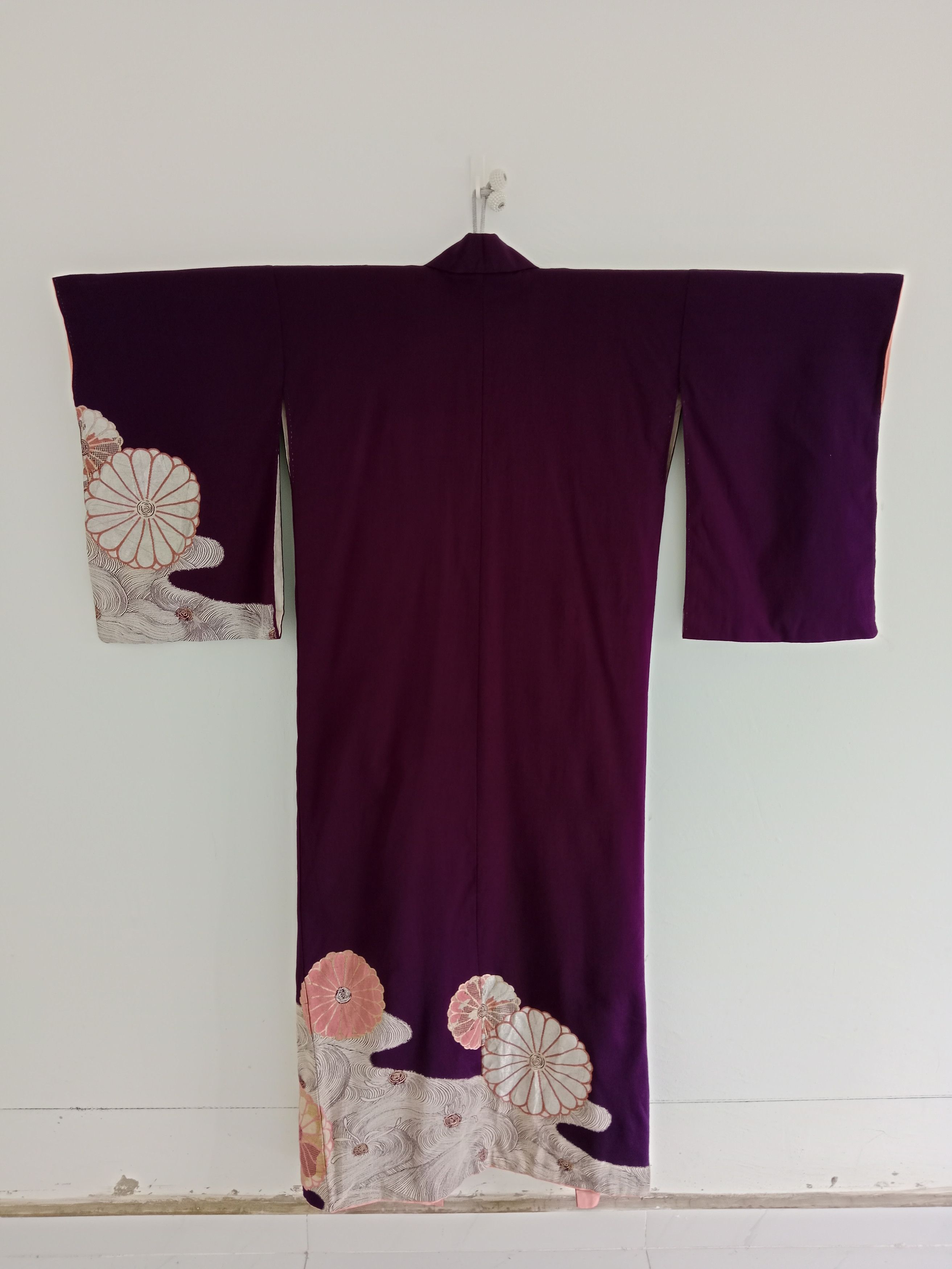 Japanese Brand Vintage Yukata Kimono Rare Motif Japanese Style Size ONE SIZE - 2 Thumbnail