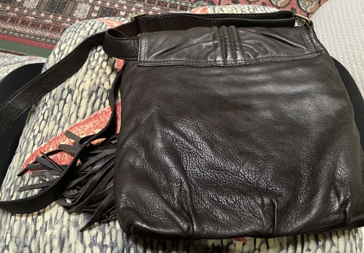 Other Brown frilled leather bag Size ONE SIZE - 3 Thumbnail