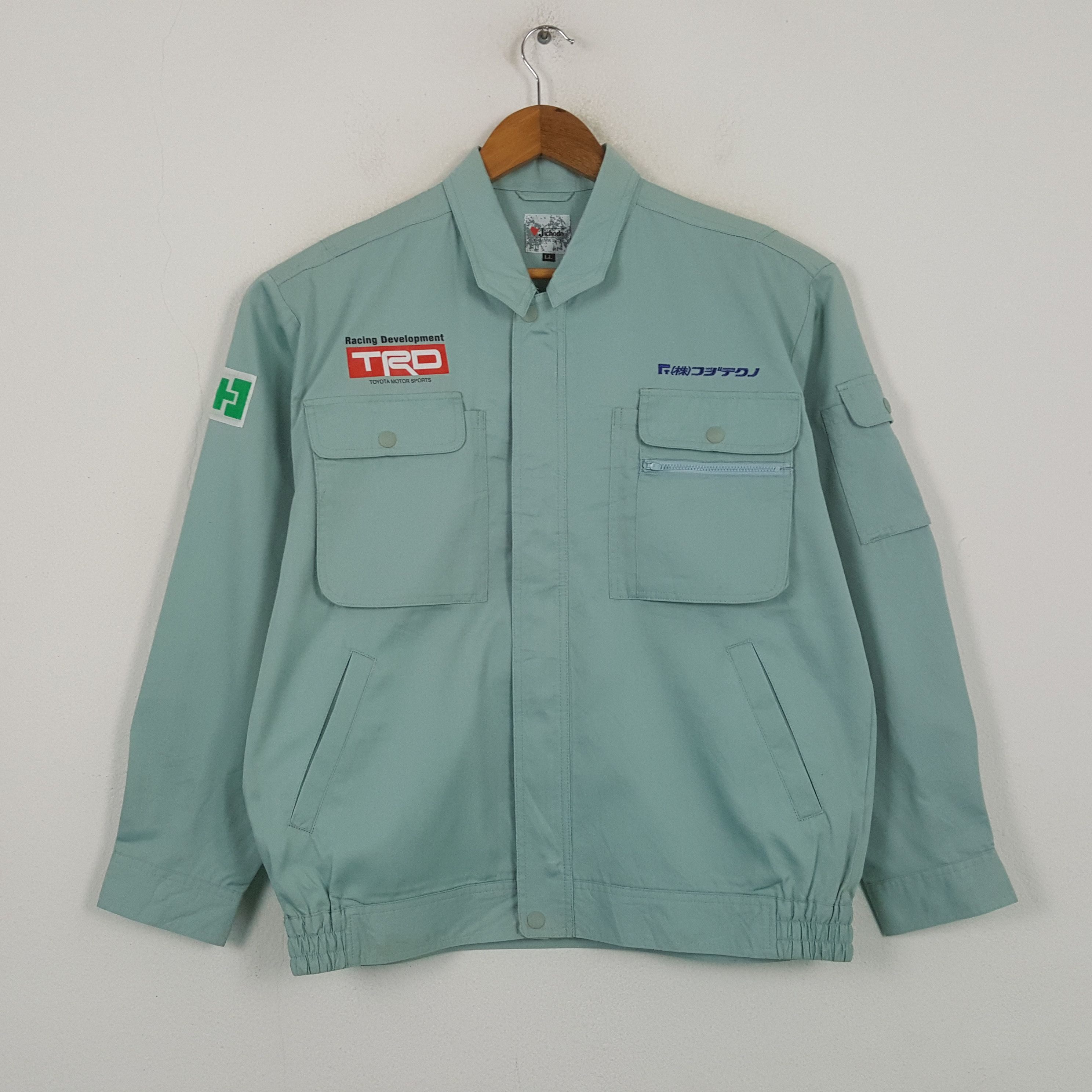 Japanese Brand × Vintage Vintage TRD TOYOTA Japan Racing Custom Jacket C296N14 Size US L / EU 52-54 / 3 - 3 Thumbnail