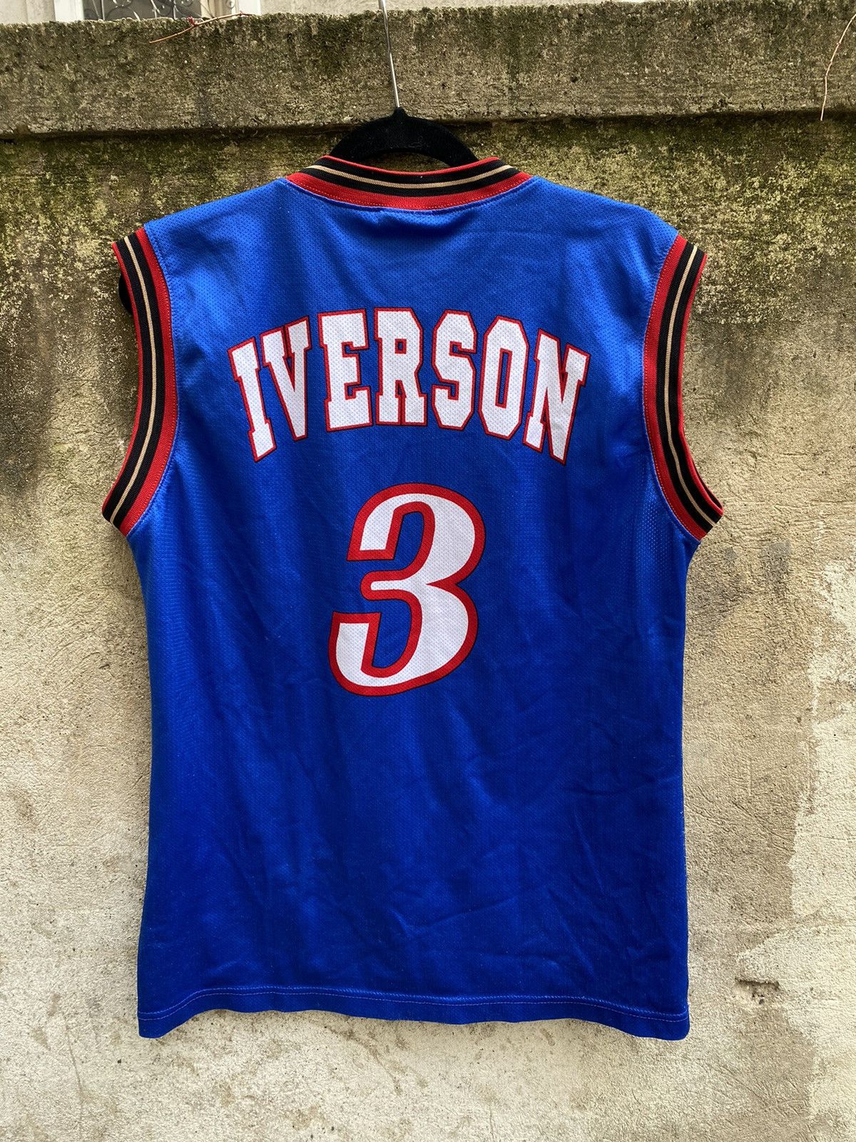 レア】チャンピオン SIXERS NBA IVERSONユニフォーム3番 Vtg Rare NBA