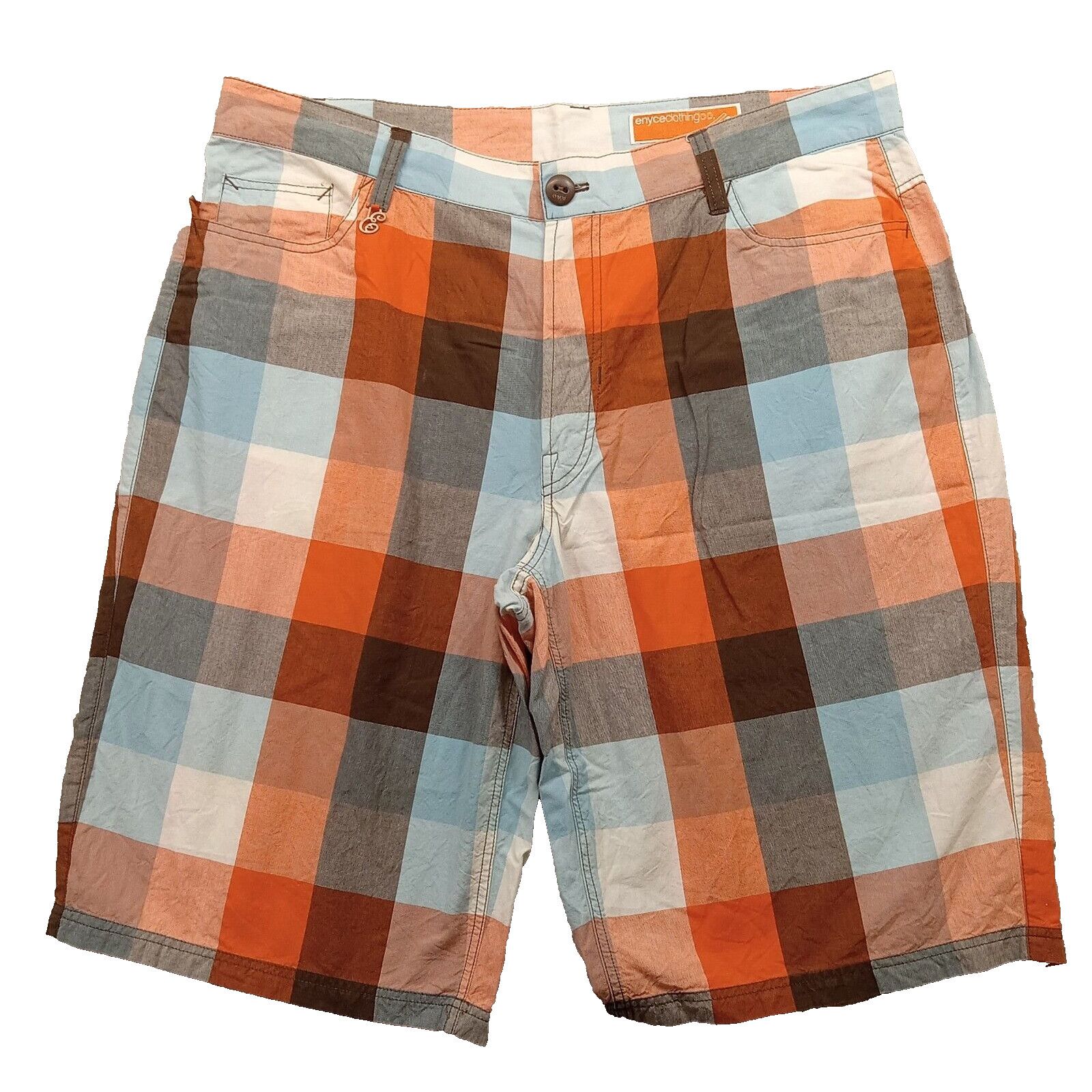 Enyce Enyce Shorts 42 Men's Bermuda Plaid High Rise Streetwear Size US 42 / EU 58 - 1 Thumbnail