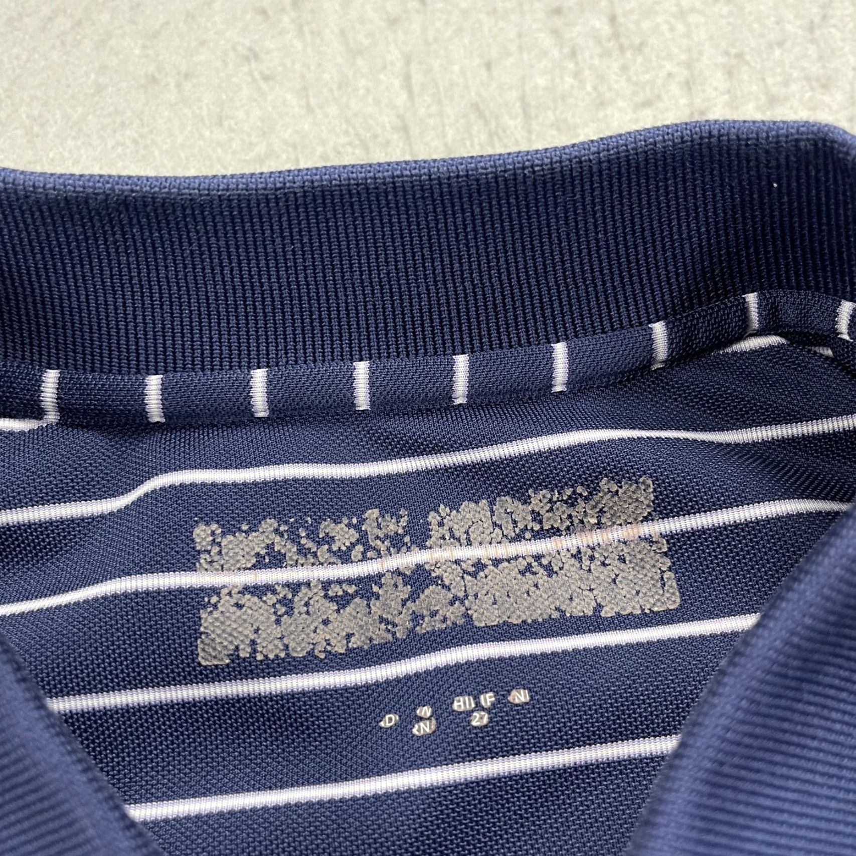 Vintage Donald Ross Baltusrol Polo Shirt Mens XL Blue Striped Logo Golf Performance Size US XL / EU 56 / 4 - 5 Thumbnail