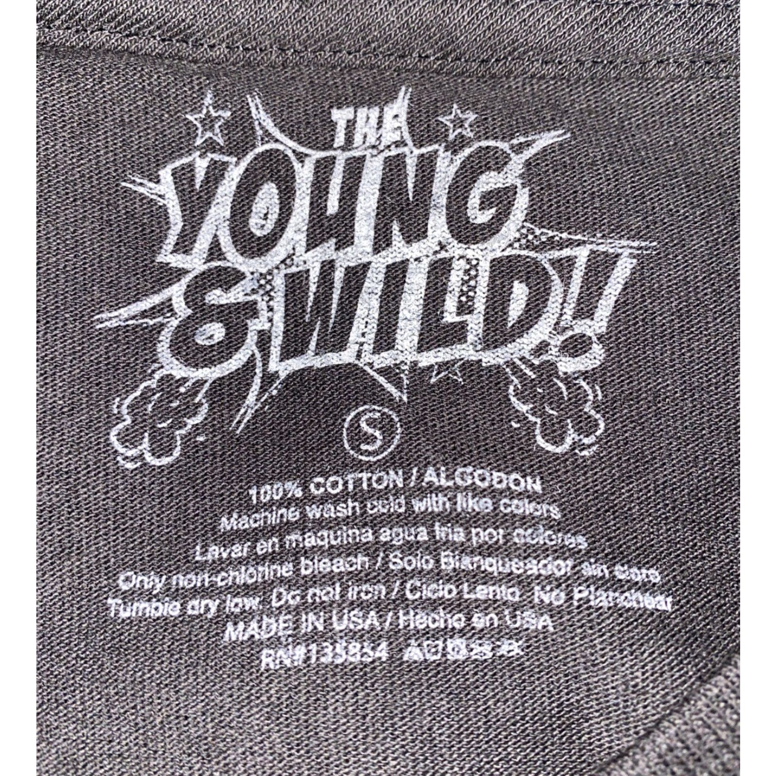 Vintage The Young And Wild T-Shirt Tokyo Black Short Sleeve Mens Size S Size US S / EU 44-46 / 1 - 4 Thumbnail