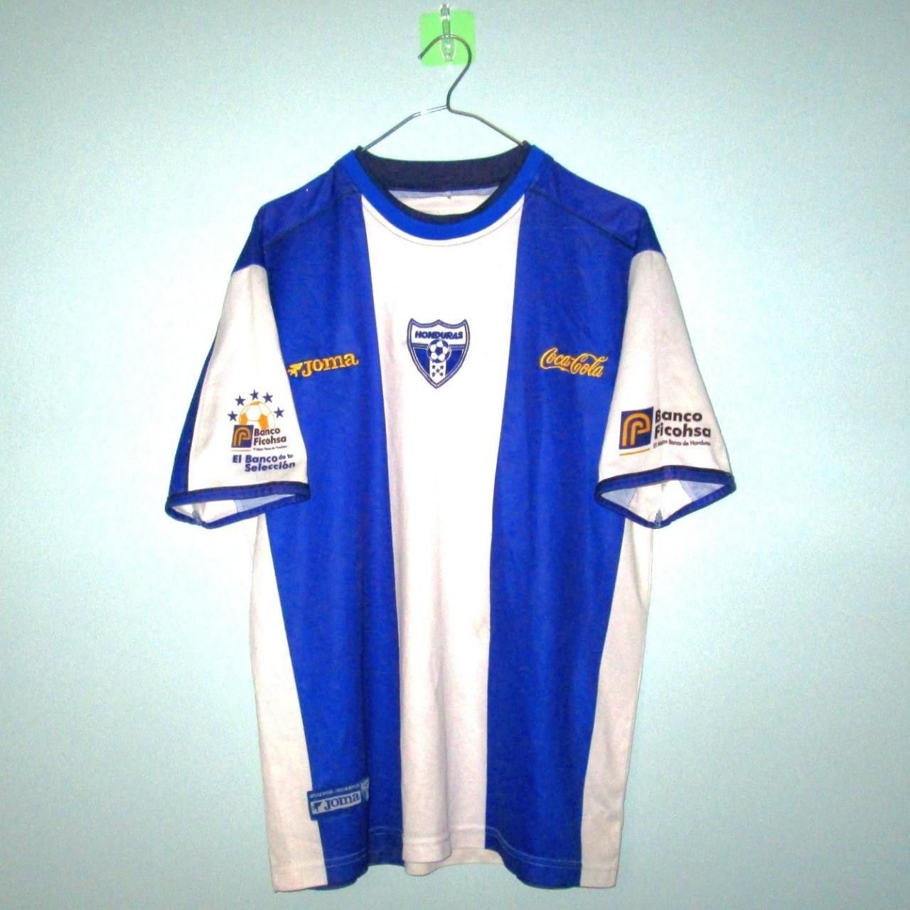 Joma Honduras 2004 2005 Home Shirt Jersey Size US L / EU 52-54 / 3 - 2 Thumbnail