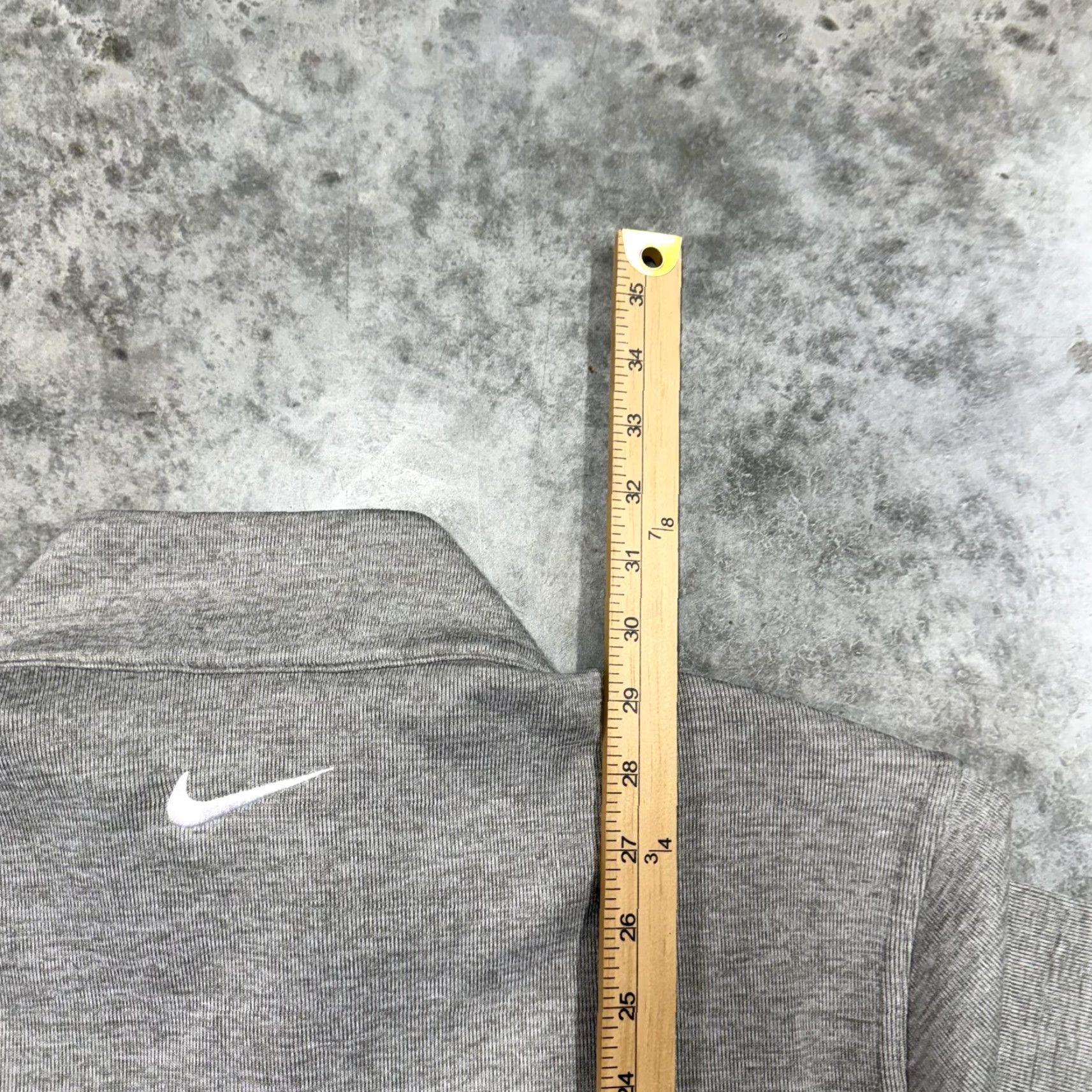 Nike Nike Sweatshirt Mens XL Gray 1/4 Zip Mock Neck Pullover Knit Logo Athletic Top Size US XL / EU 56 / 4 - 8 Thumbnail