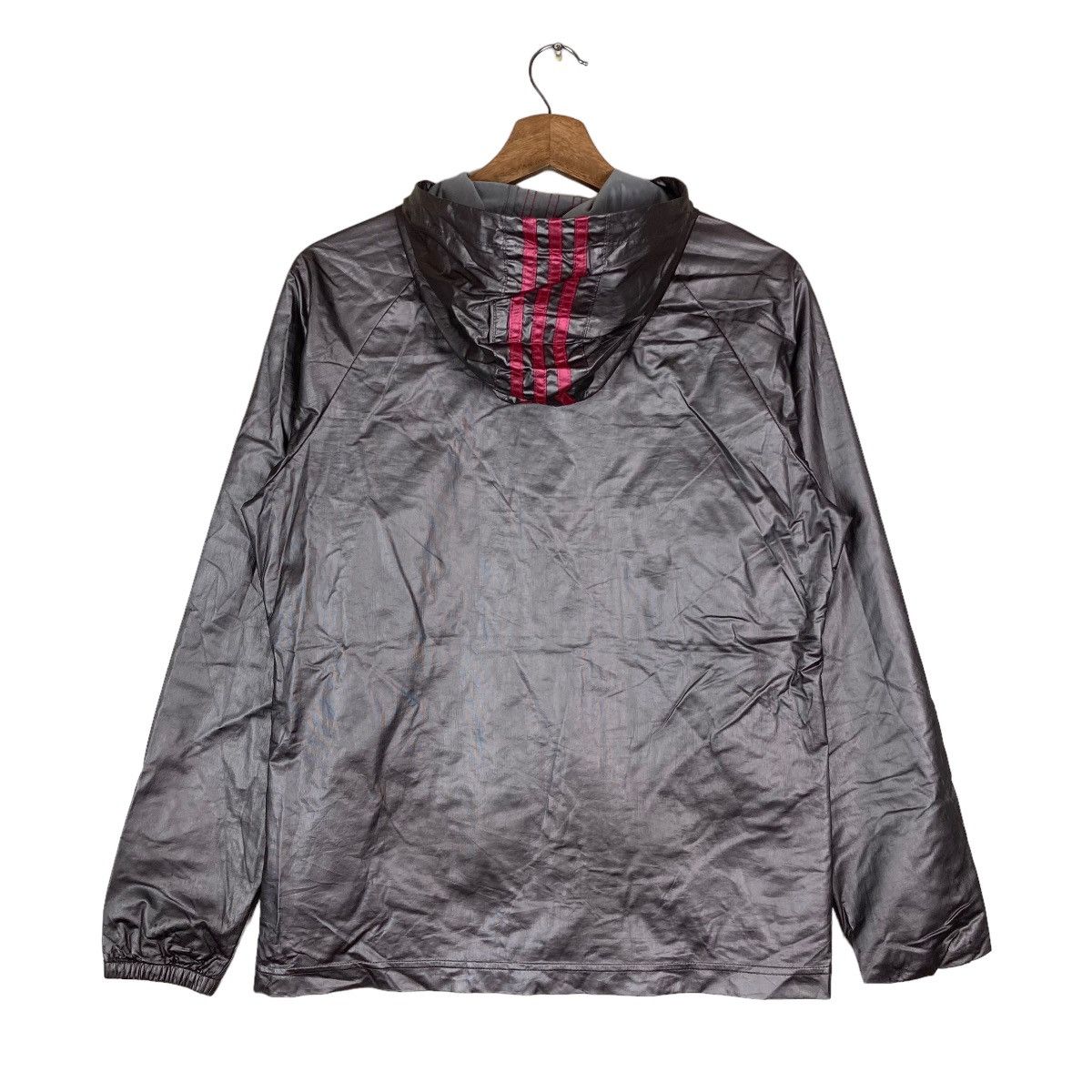 Adidas Adidas Full Zipper Shinny Sweater Hoodie Jacket Size US L / EU 52-54 / 3 - 5 Thumbnail