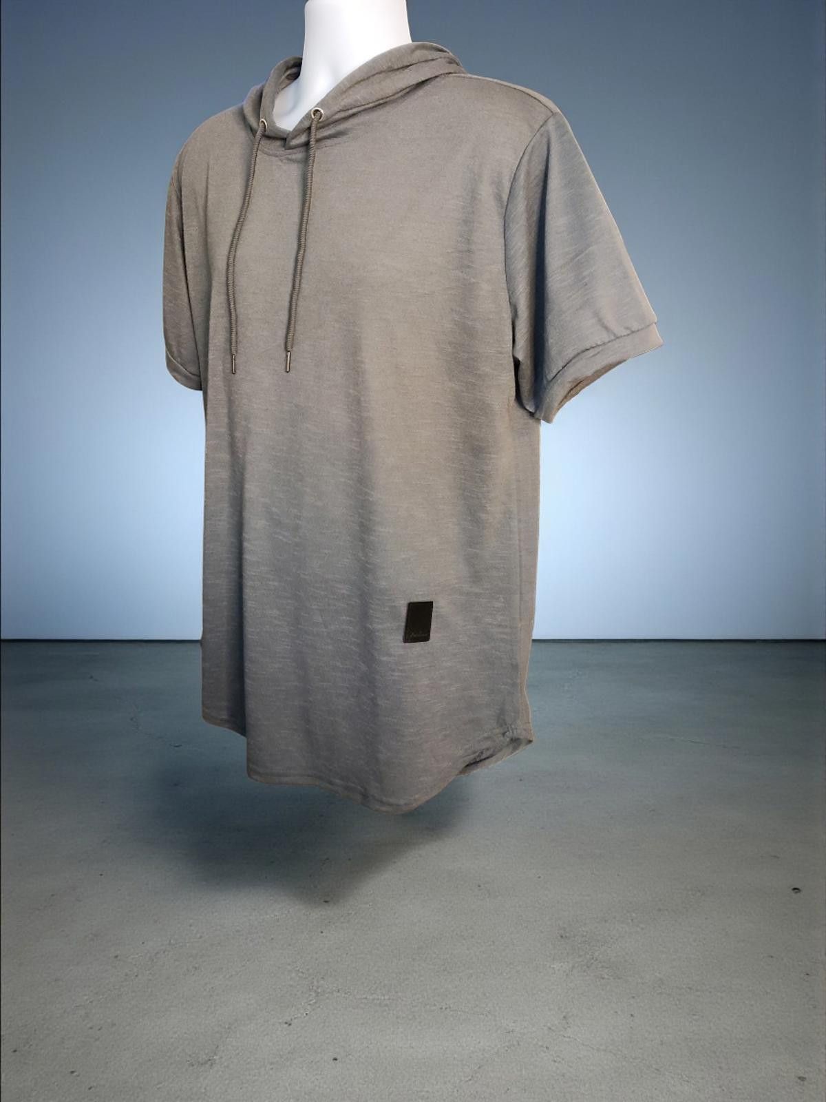 Other Men's Gray Short Sleeve Hoodie Size XL Size US XL / EU 56 / 4 - 4 Thumbnail