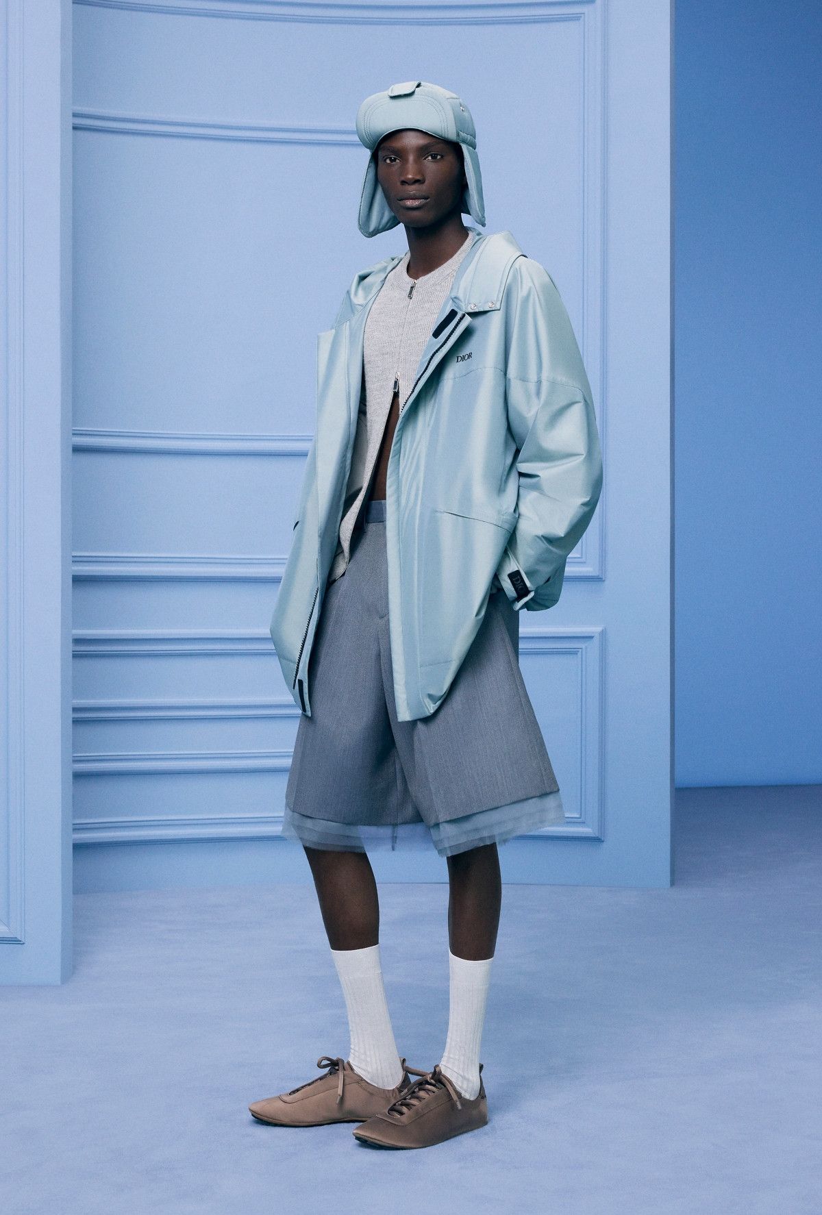Dior o1bcso1str0226 Hooded Coat in Blue Size US M / EU 48-50 / 2 - 4 Thumbnail