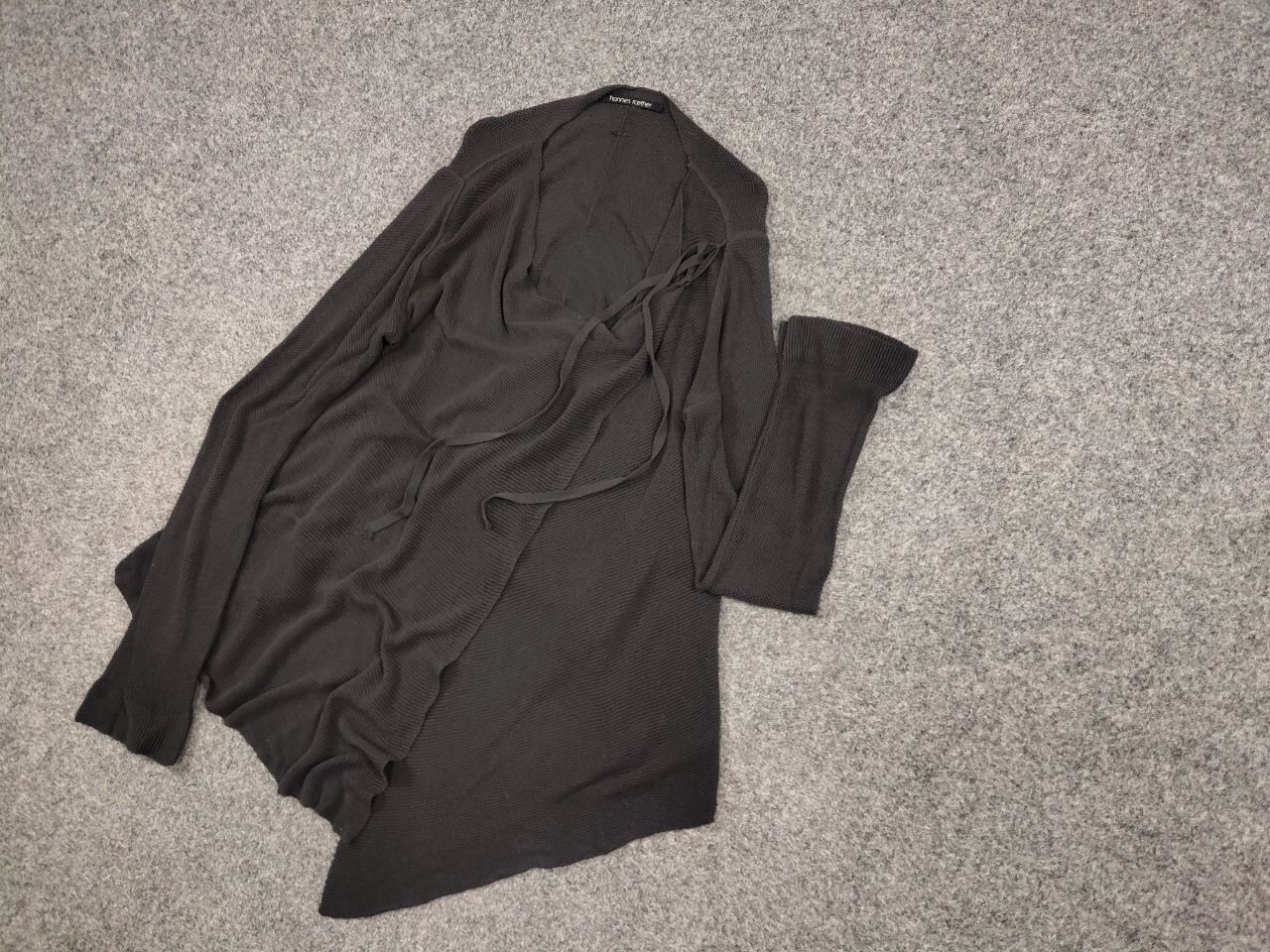 hannes roether Hannes Roether Design Gray Light Long sleeve Wrap Cardigan Size M / US 6-8 / IT 42-44 - 4 Thumbnail
