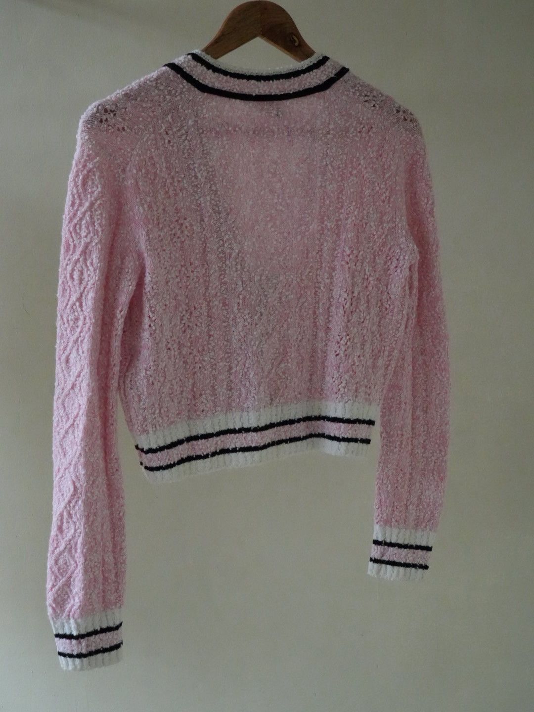 Chanel Chanel Pink 24P Tweed Button-Up Cardigan Size XS / US 0-2 / IT 36-38 - 2 Thumbnail