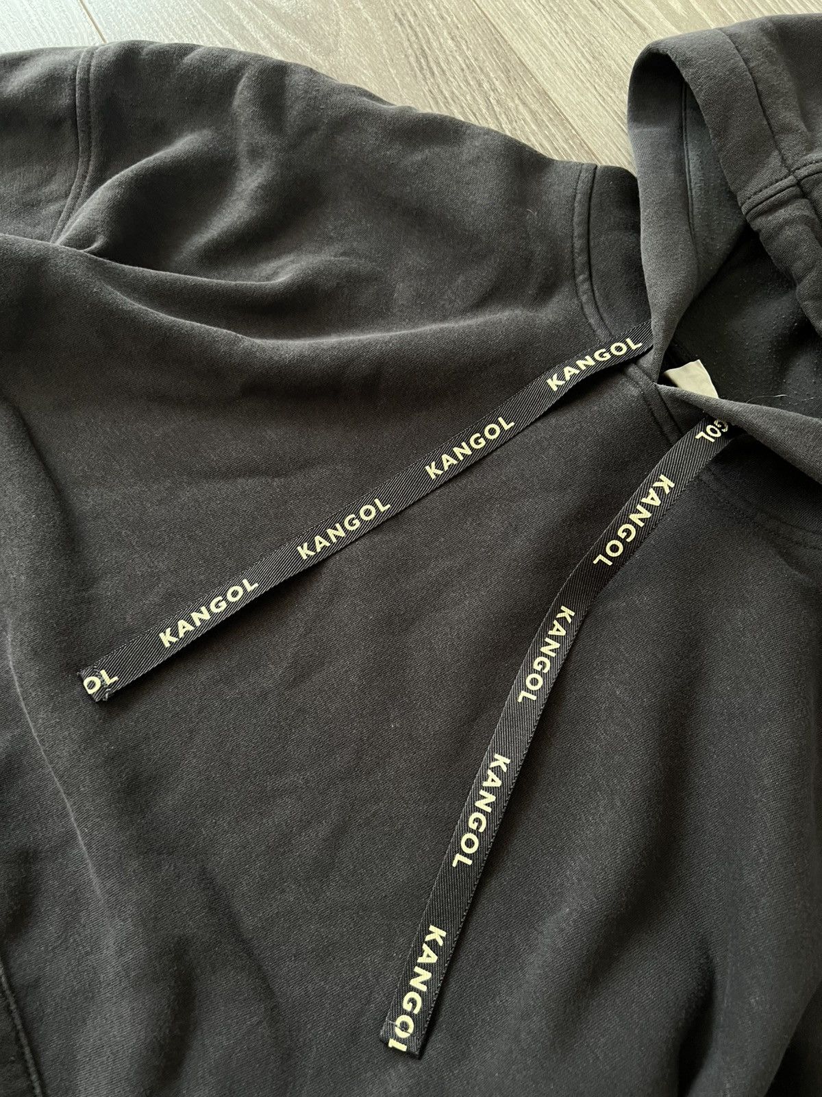 Designer × H&M × Kangol ‼️Rare Oversized Big Logo Kangol x H&M Distressed Hoodie‼️ Size US M / EU 48-50 / 2 - 18 Thumbnail