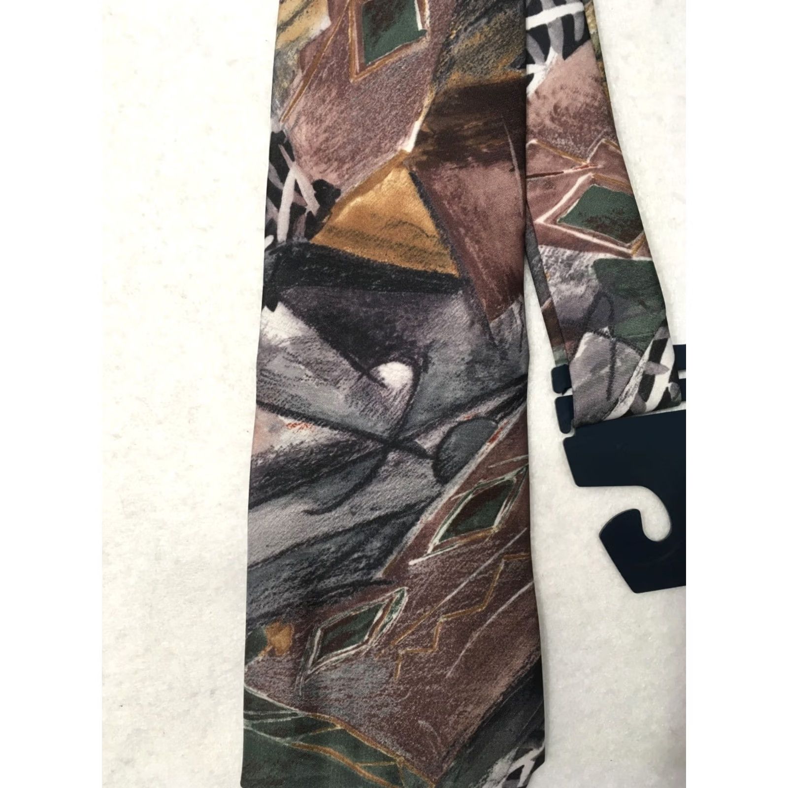 Vintage VINTAGE Towncraft Necktie Neck Tie ~abstract poly Men's Size ONE SIZE - 2 Thumbnail