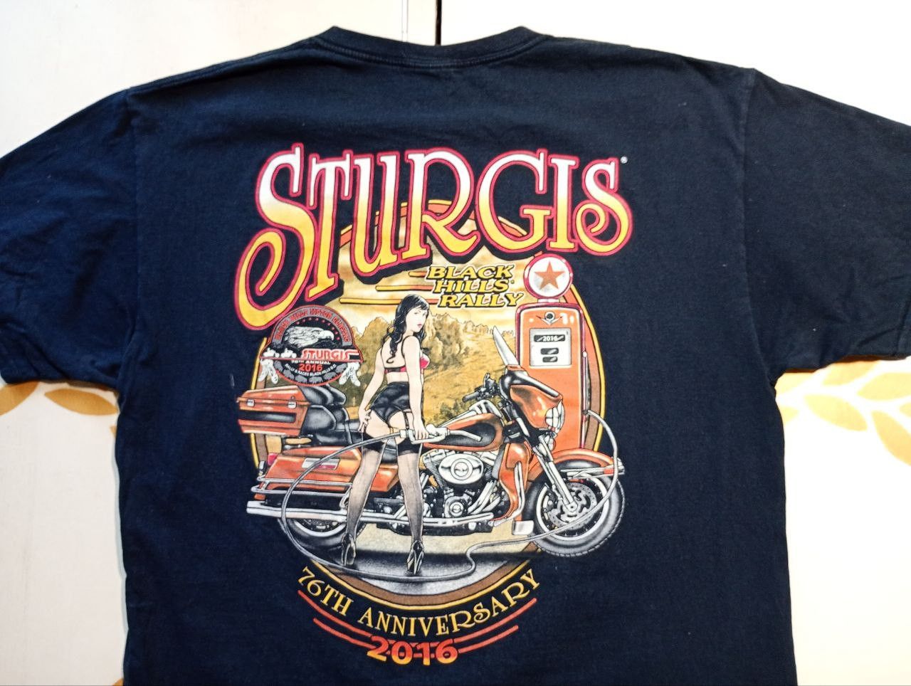 Jerzees Jerzees Sturgis 76th Anniversary 2016 T-Shirt Size US L / EU 52-54 / 3 - 8 Thumbnail