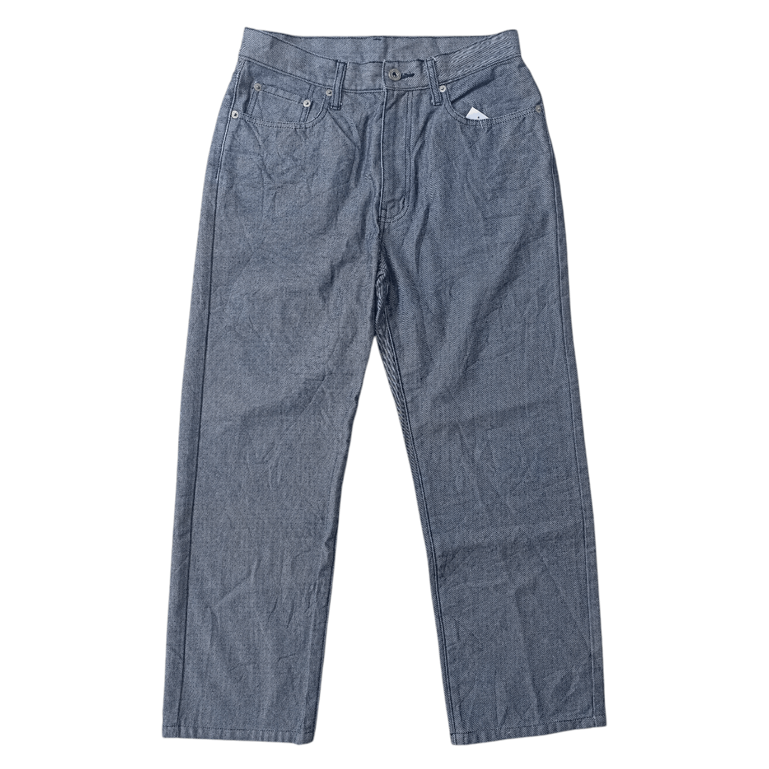 Japanese Brand × Uniqlo Vintage 90s Uniqlo Wide Fit Denim Pants Size US 31 - 1 Thumbnail