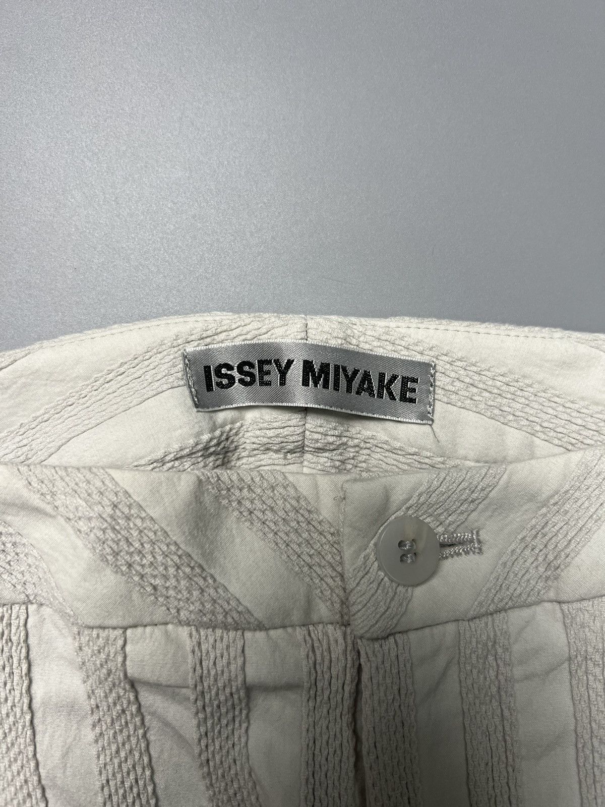 Issey Miyake × Pleats Please Issey Miyake × Vintage Vintage IsseyMiyake Striped Bones Pants Size US 30 / EU 46 - 4 Thumbnail