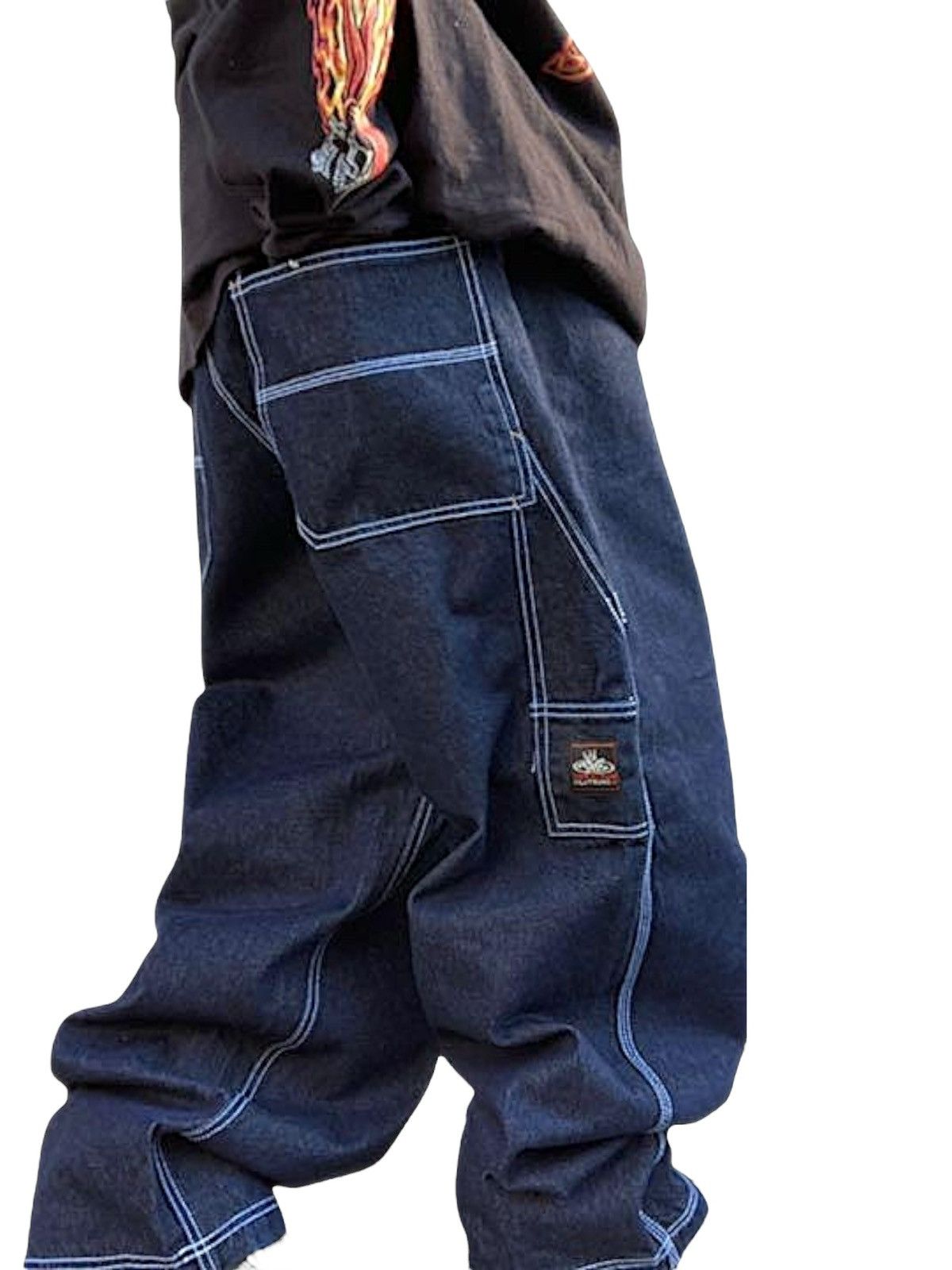 Chance The Rapper × Shorty's Skateboards Streetwear Baggy PNB Nation Rapper Jeans Size US 34 / EU 50 - 17 Thumbnail