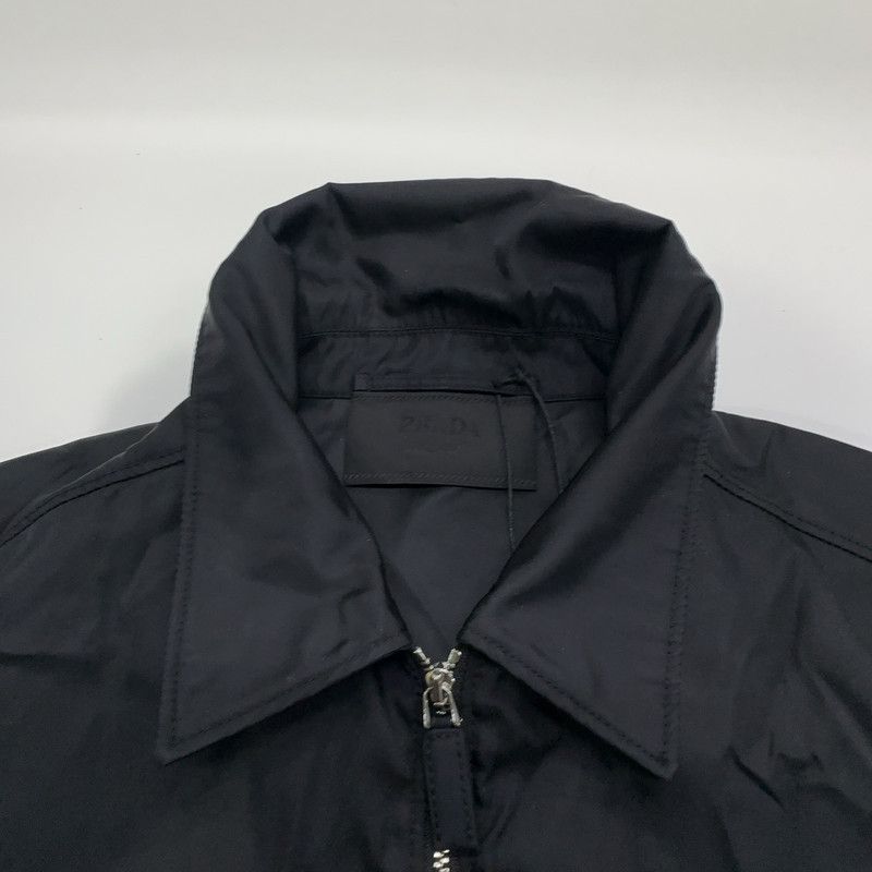 Prada Prada Black Lightweight Collar Jacket Size US M / EU 48-50 / 2 - 1 Thumbnail