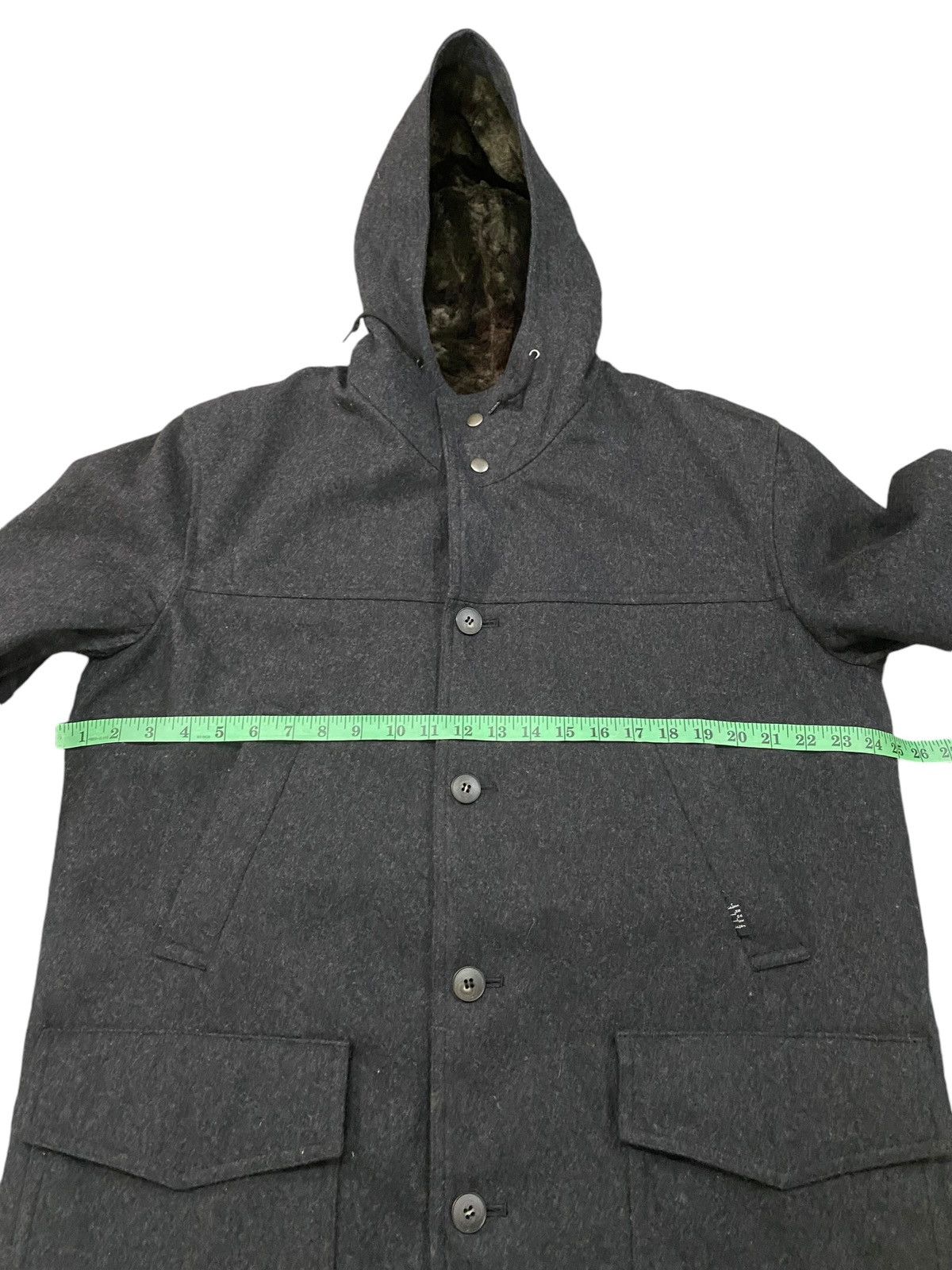 Designer × Vintage Vintage Elle Homme Jeans Wool Long Jacket Size US M / EU 48-50 / 2 - 11 Thumbnail