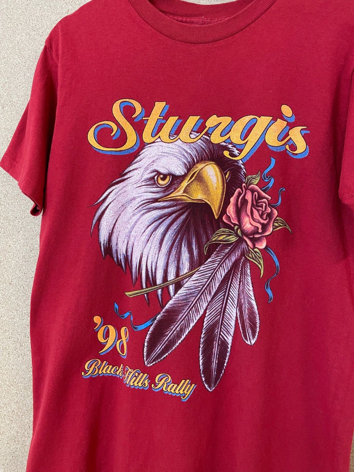 Harley Davidson × Vintage Vintage Sturgis Black Hills Rally 1998 Motorcycle Tee - M Size US M / EU 48-50 / 2 - 2 Thumbnail