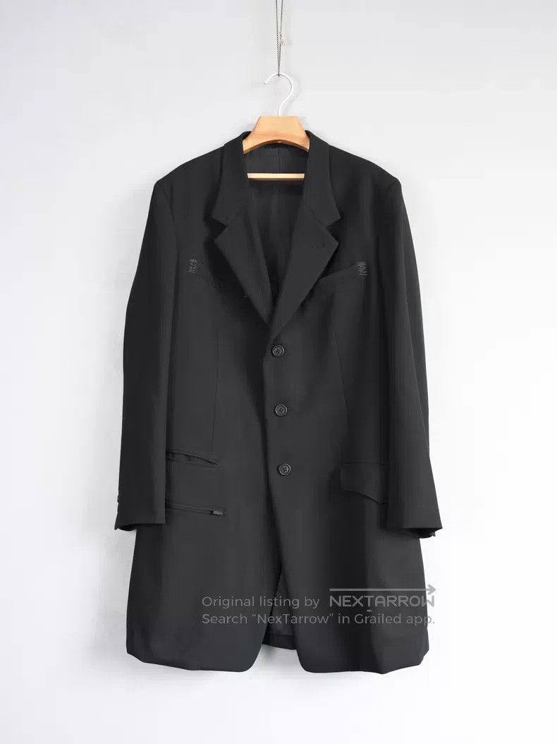 Other Yohji Yamamoto 23aw multi-pocket stitched long jacket Size US L / EU 52-54 / 3 - 1 Thumbnail