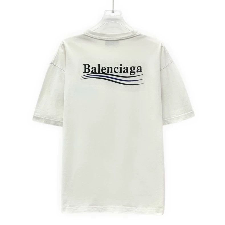 Balenciaga balenciaga white logo short sleeve t Size US XS / EU 42 / 0 - 2 Thumbnail