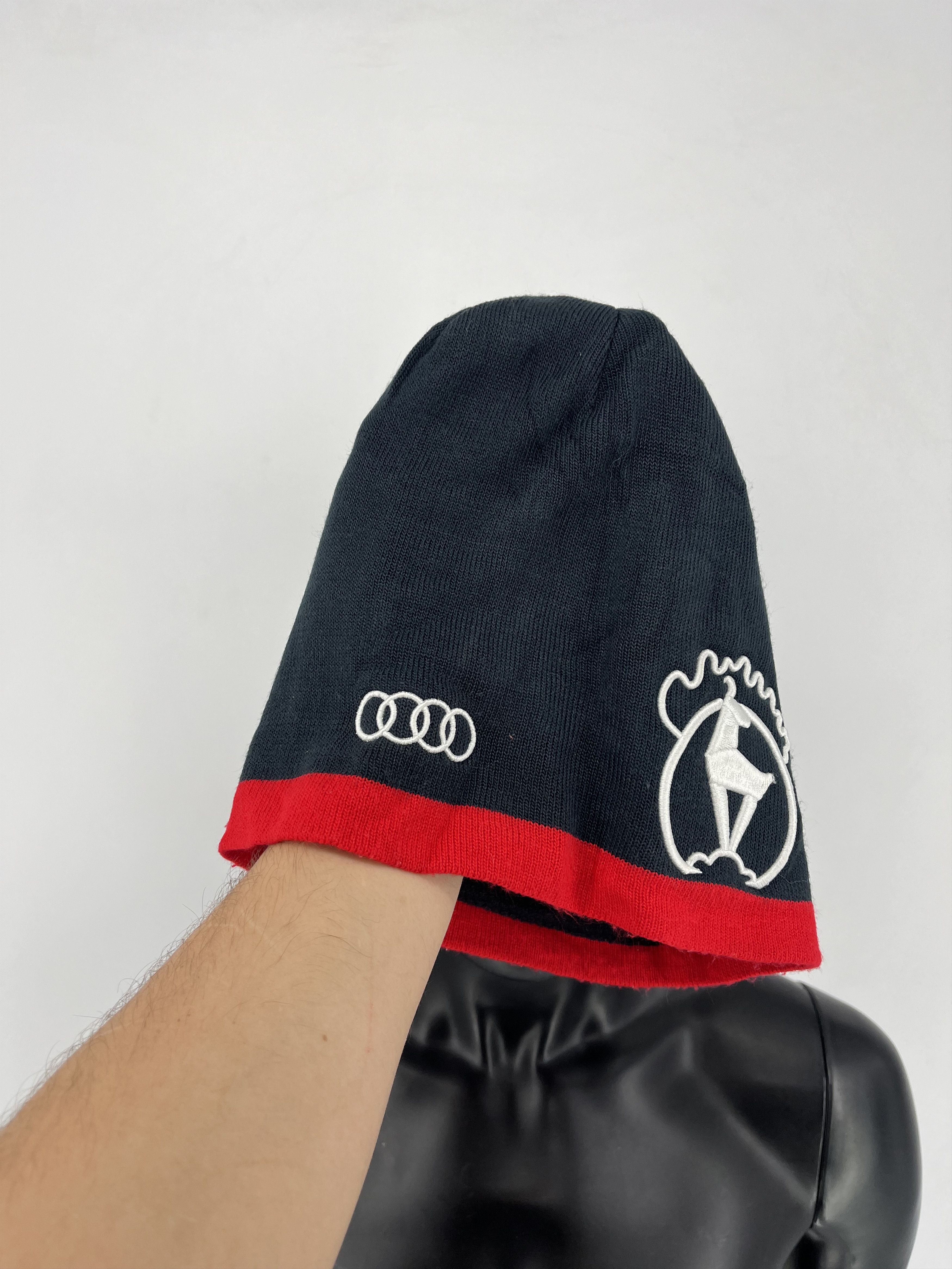 Sports Specialties Vintage Helly Hansen Official HAHNENKAMM Race Beanie Audi Size ONE SIZE - 2 Thumbnail
