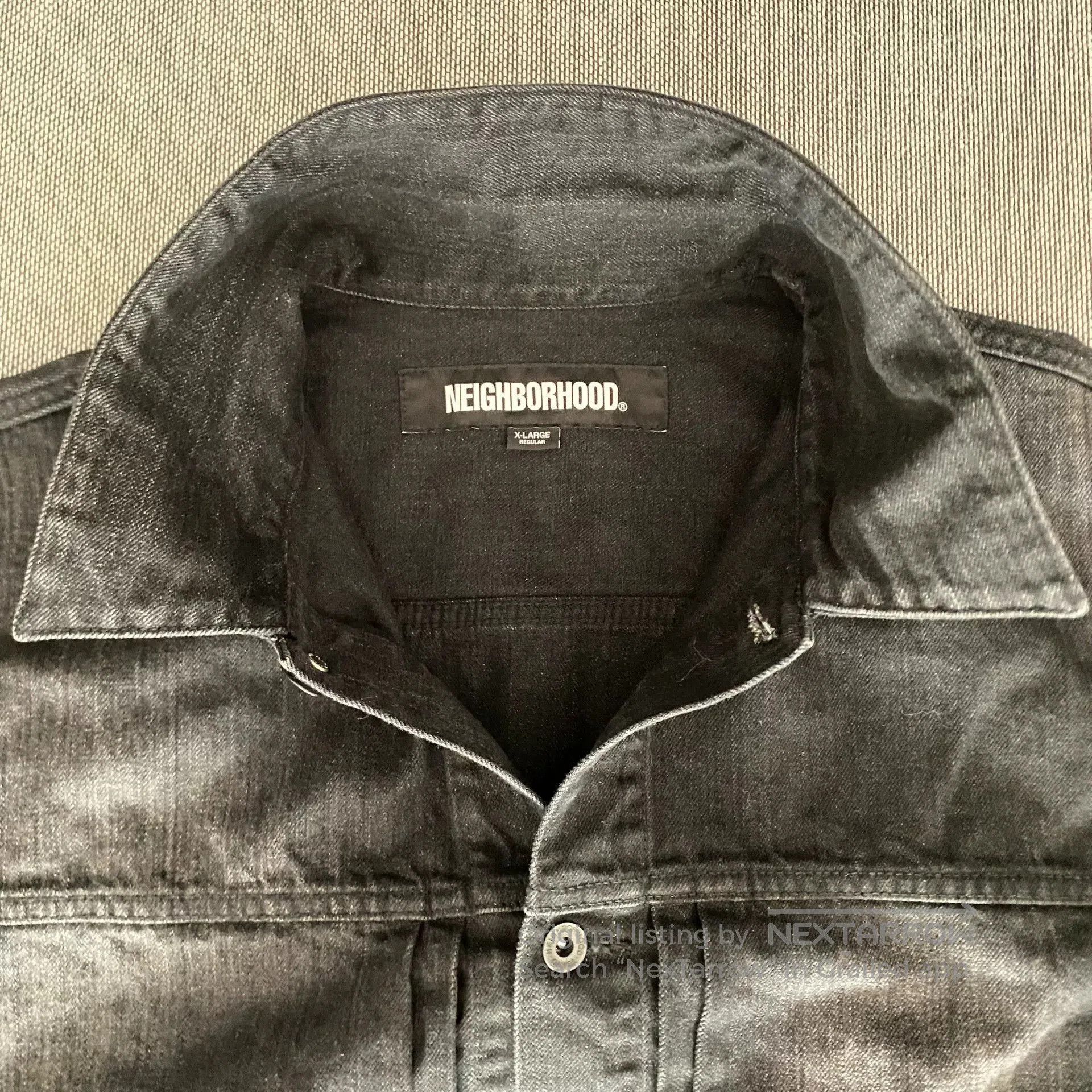 Neighborhood Neighborhood 23ss Black Icon Denim Jacket. Size US XL / EU 56 / 4 - 3 Thumbnail