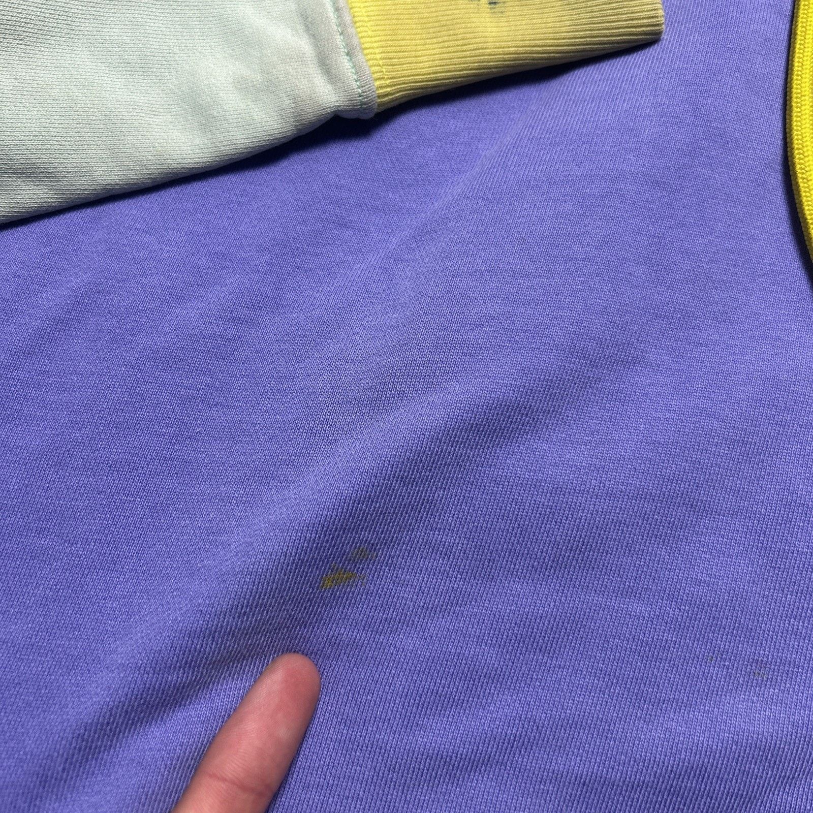 Teddy Fresh Teddy Fresh Color Block Pastel Hoodie Small Patchwork Stains Size US S / EU 44-46 / 1 - 6 Thumbnail