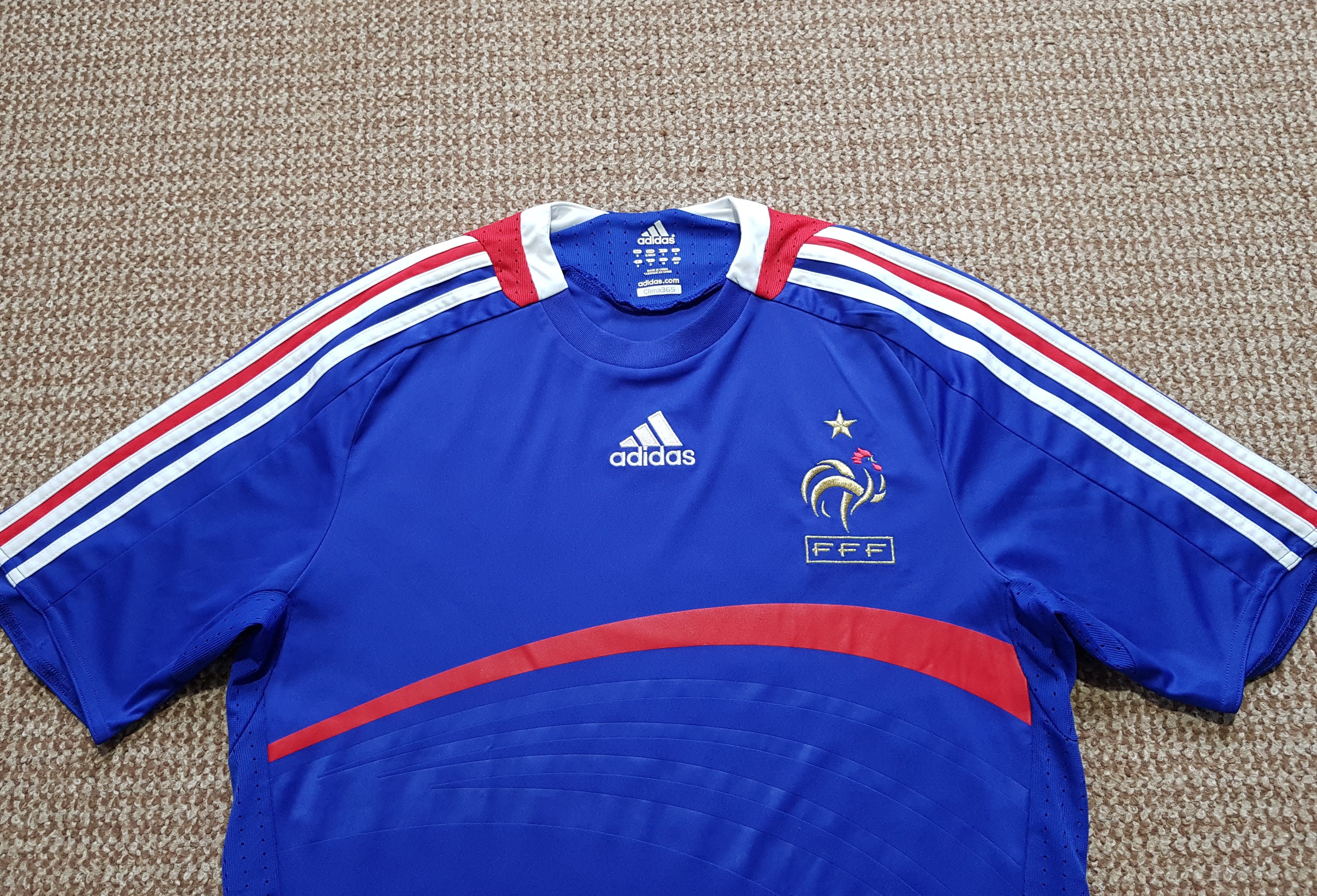 Adidas Adidas France National Jersey Home 2007-08 Soccer Football Size US S / EU 44-46 / 1 - 3 Thumbnail